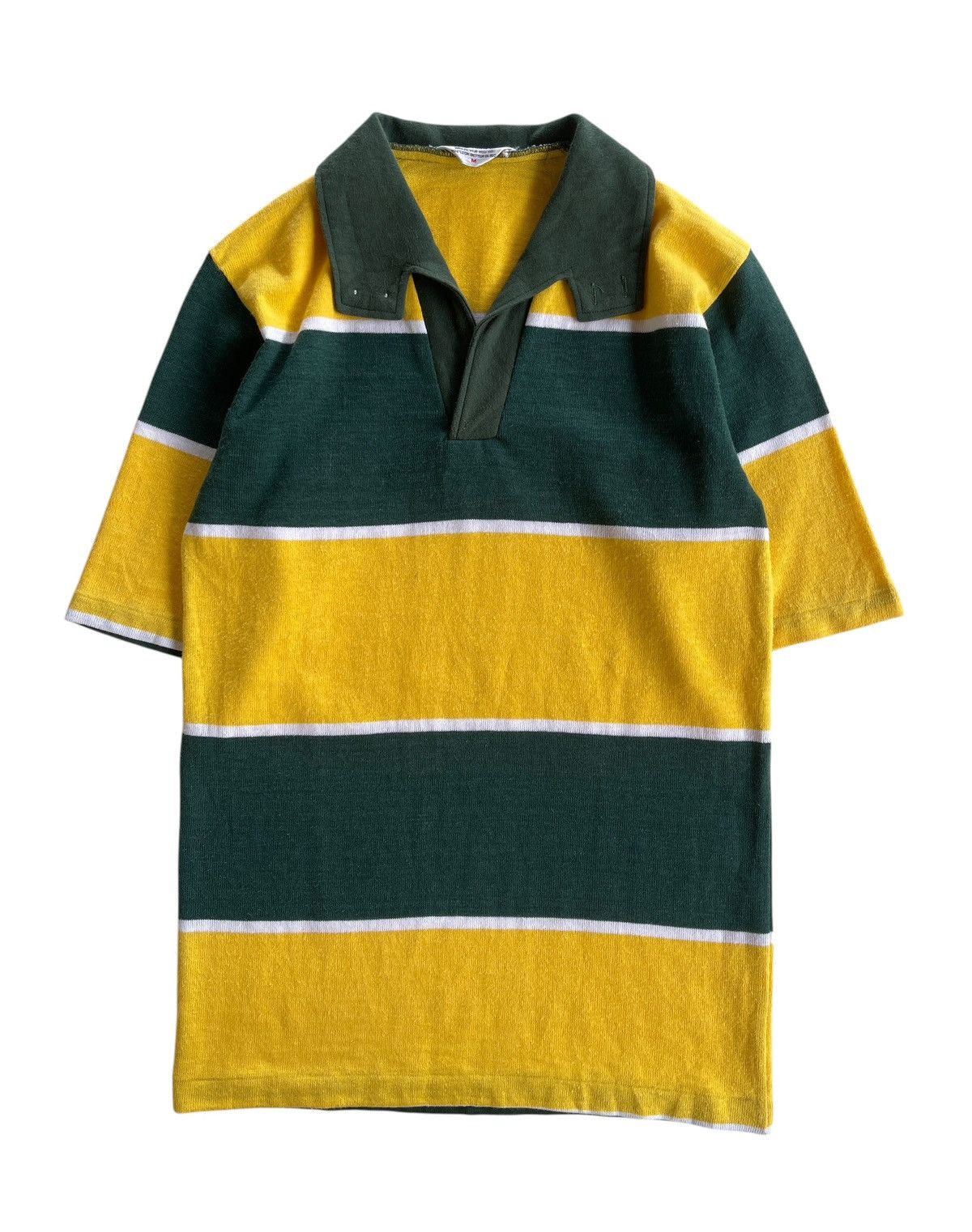 Japanese Brand Vintage Rio Brothers Rugby Shirt (Fit To S) Size US S / EU 44-46 / 1 - 1 Thumbnail