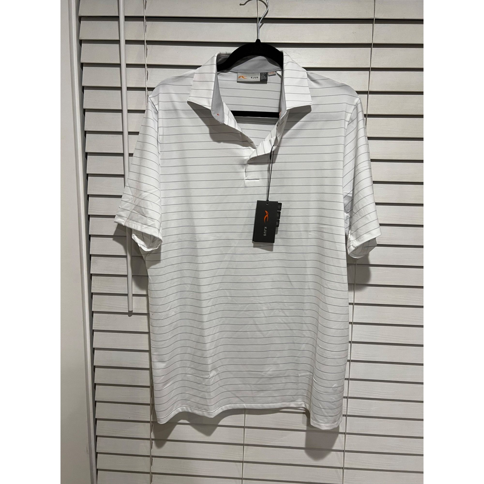 KJUS KJUS Striped Polo Shirt NWT - Size XL Size US XL / EU 56 / 4 - 1 Thumbnail