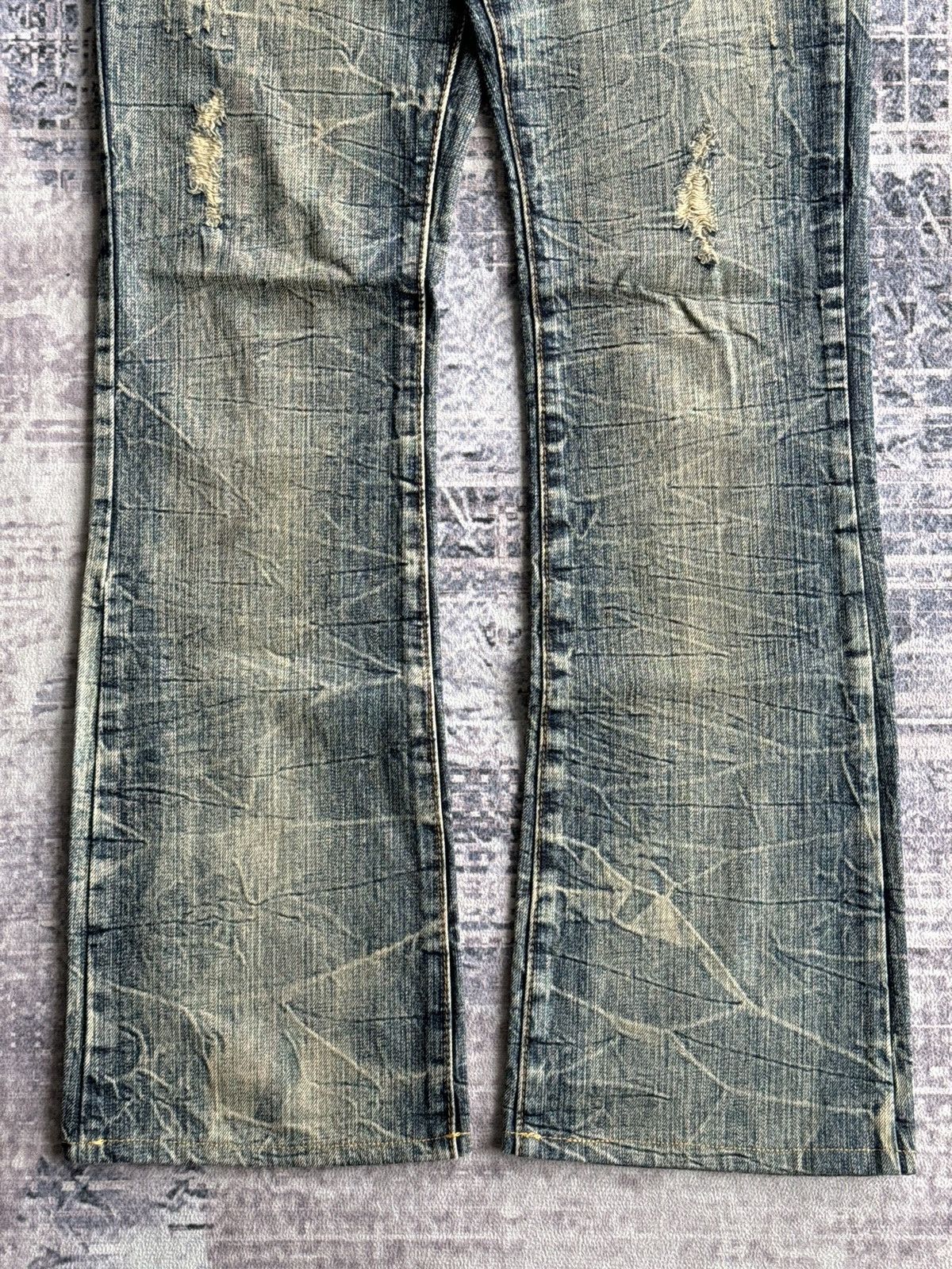 semanticdesign Y2K Vintage Semantic design Punk Flared Denim / ifsixwasnine Size US 29 - 4 Thumbnail