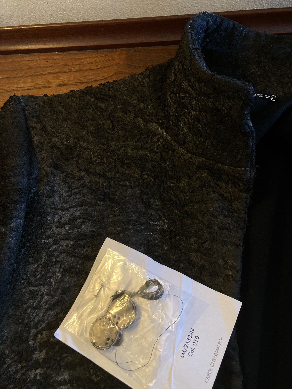 Carol Christian Poell GRAIL LM1550 WILD Cracked Leather Coat Size US L / EU 52-54 / 3 - 14 Thumbnail