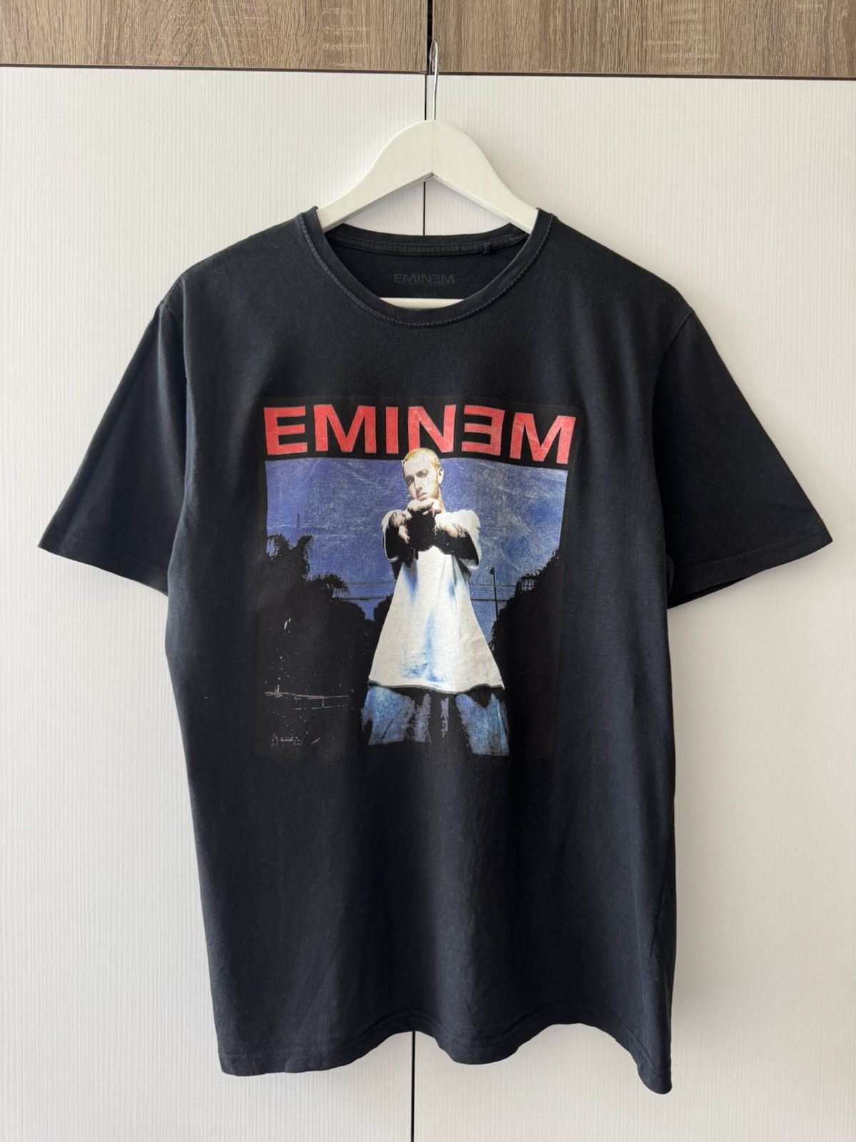 Eminem Vintage Eminem Rap T-shirt White Big Logo Size US M / EU 48-50 / 2 - 1 Thumbnail