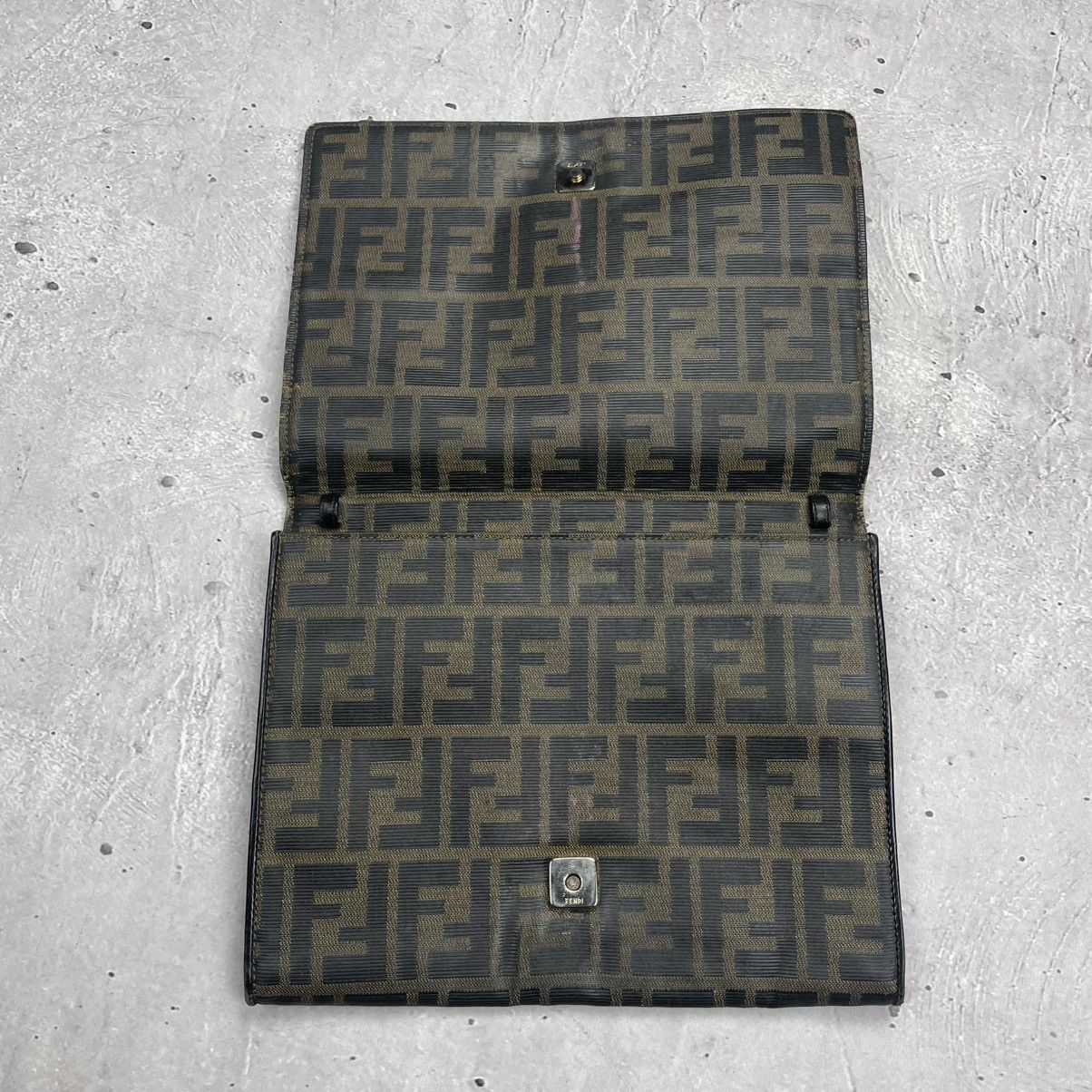 Fendi × Vintage 🔥RARE🔥Fendi Cloth monogram handbag Size ONE SIZE - 3 Thumbnail