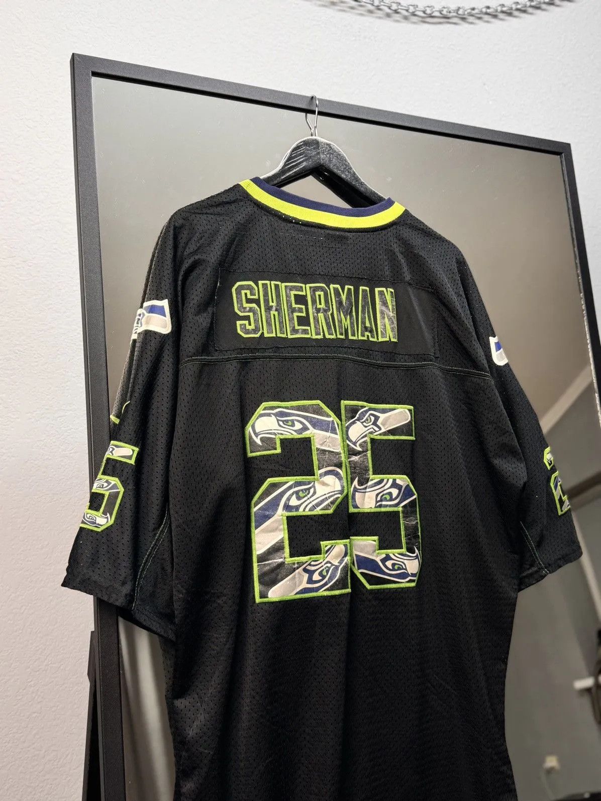 NFL × Nike Vintage Nike NFL Seahawks Richard Sherman #25 Size US XL / EU 56 / 4 - 9 Thumbnail