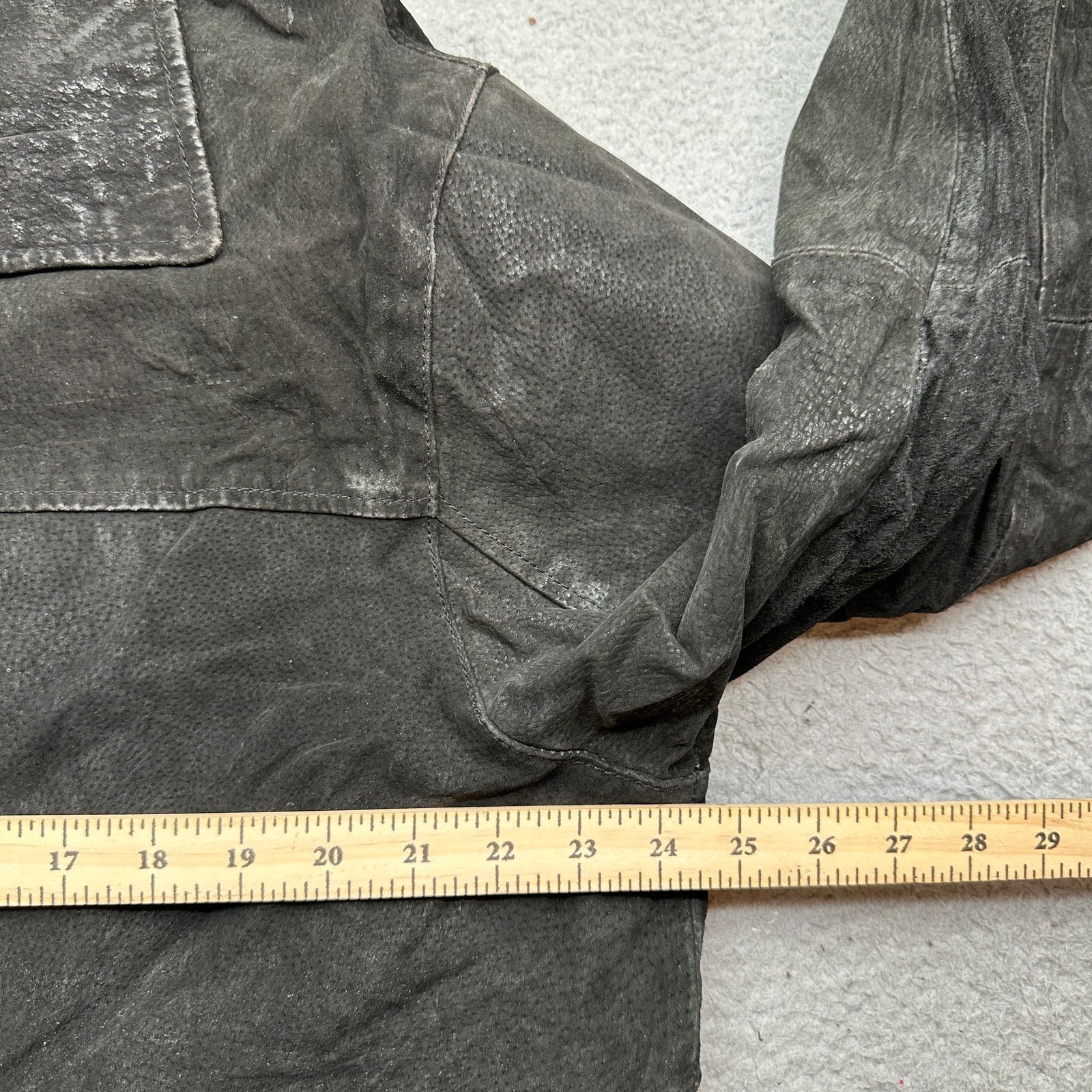 Other VTG Boston Harbor Suede Black Leather Full Zip Jacket Large Size US L / EU 52-54 / 3 - 5 Thumbnail