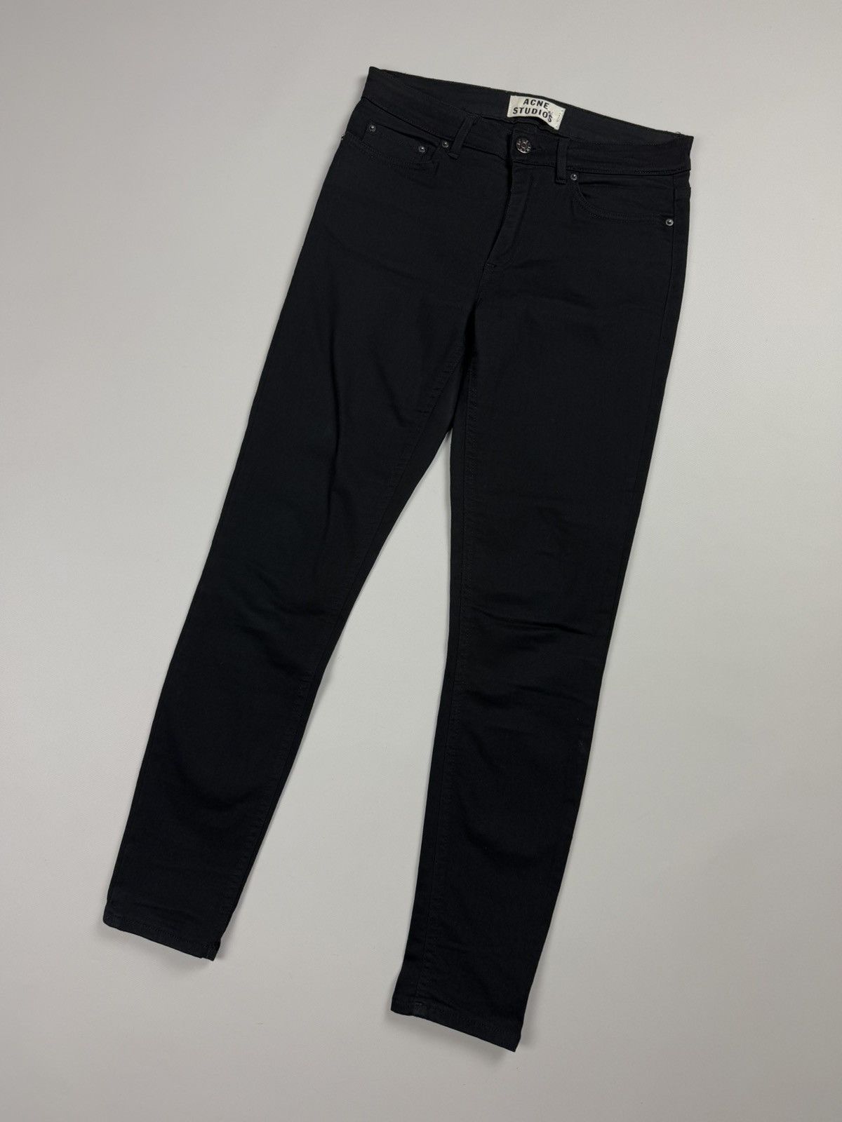 Acne Studios Acne Studios Skin 5 Lacey Black Ladies Skinny Denim Jeans Size 28" / US 6 / IT 42 - 6 Thumbnail