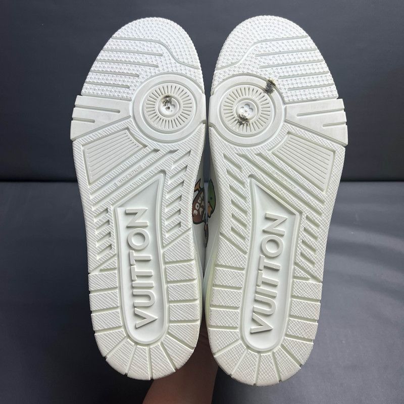 Louis Vuitton Nigo x Louis Vuitton White Low Top Sneakers -2508 Size US 8 / EU 41 - 3 Thumbnail