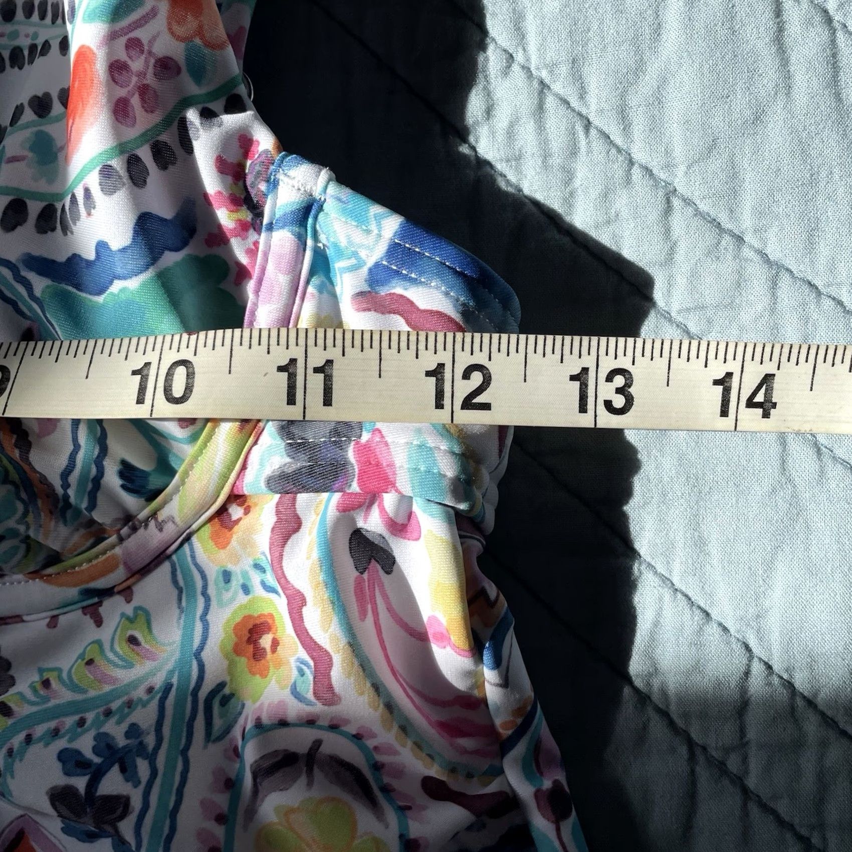 Venus Venus Tankini Top Size 4 Paisley Floral Underwire Adjustable Straps Colorful Tank Woman Multicolor Size S / US 4 / IT 40 - 7 Thumbnail