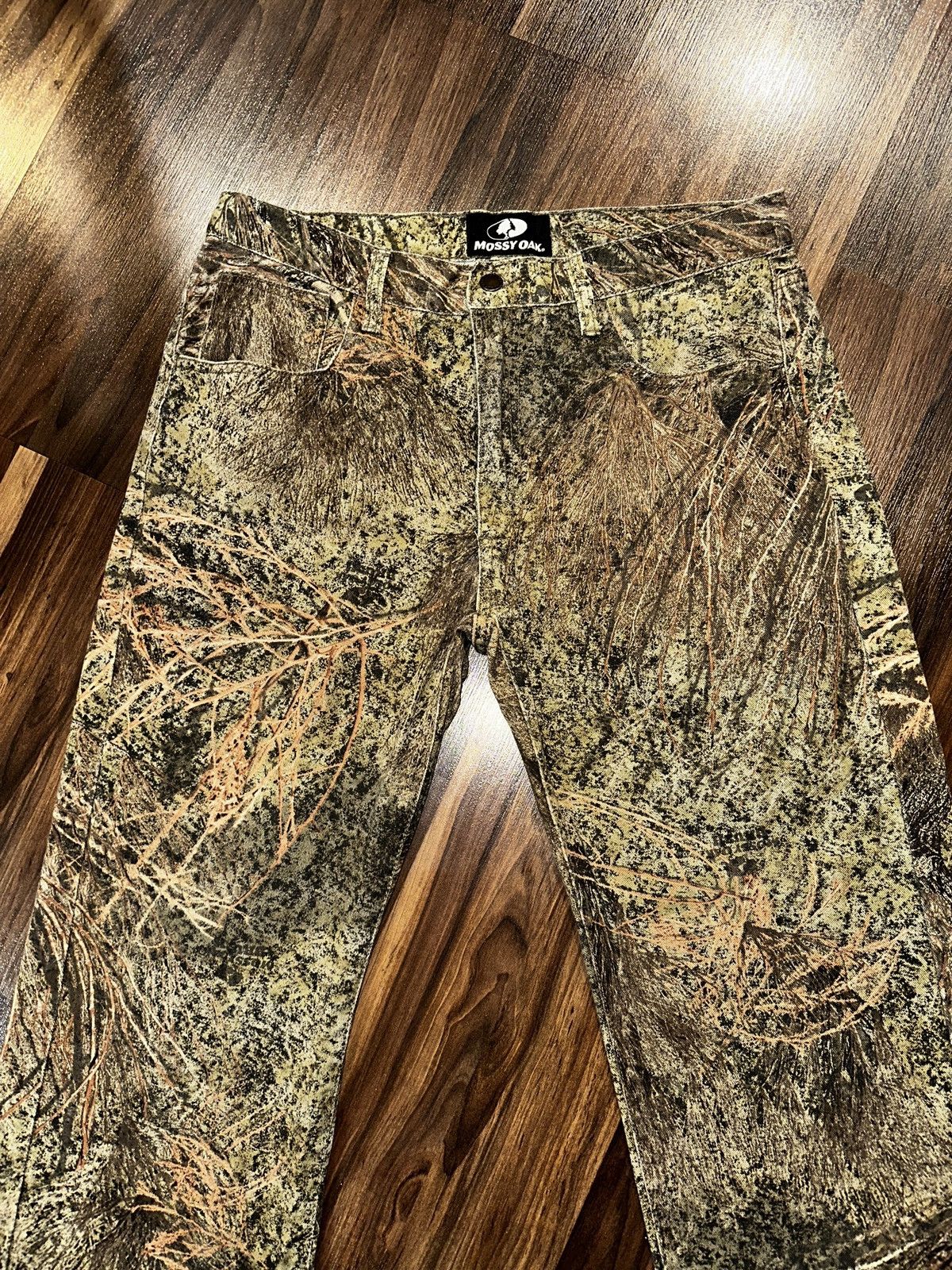 Carhartt Wip Vtg Carhartt Style REALTREE Camo Moss Baggy Pants 33 x 28 Size US 33 - 2 Thumbnail