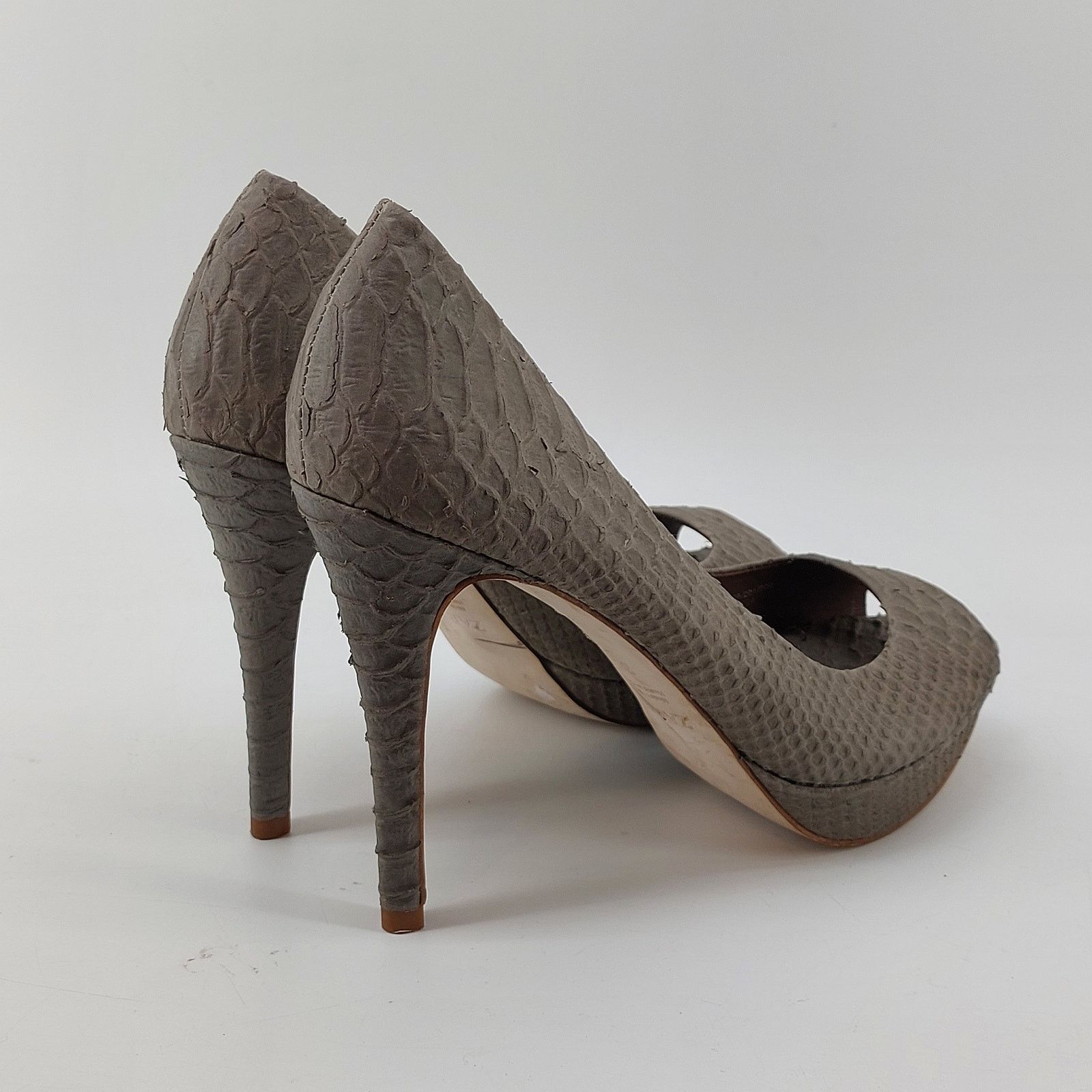 Zara Zara Snake Embossed Animal print Pumps Heels 8- 8.5 / 39 Size US 8 / IT 38 - 5 Thumbnail