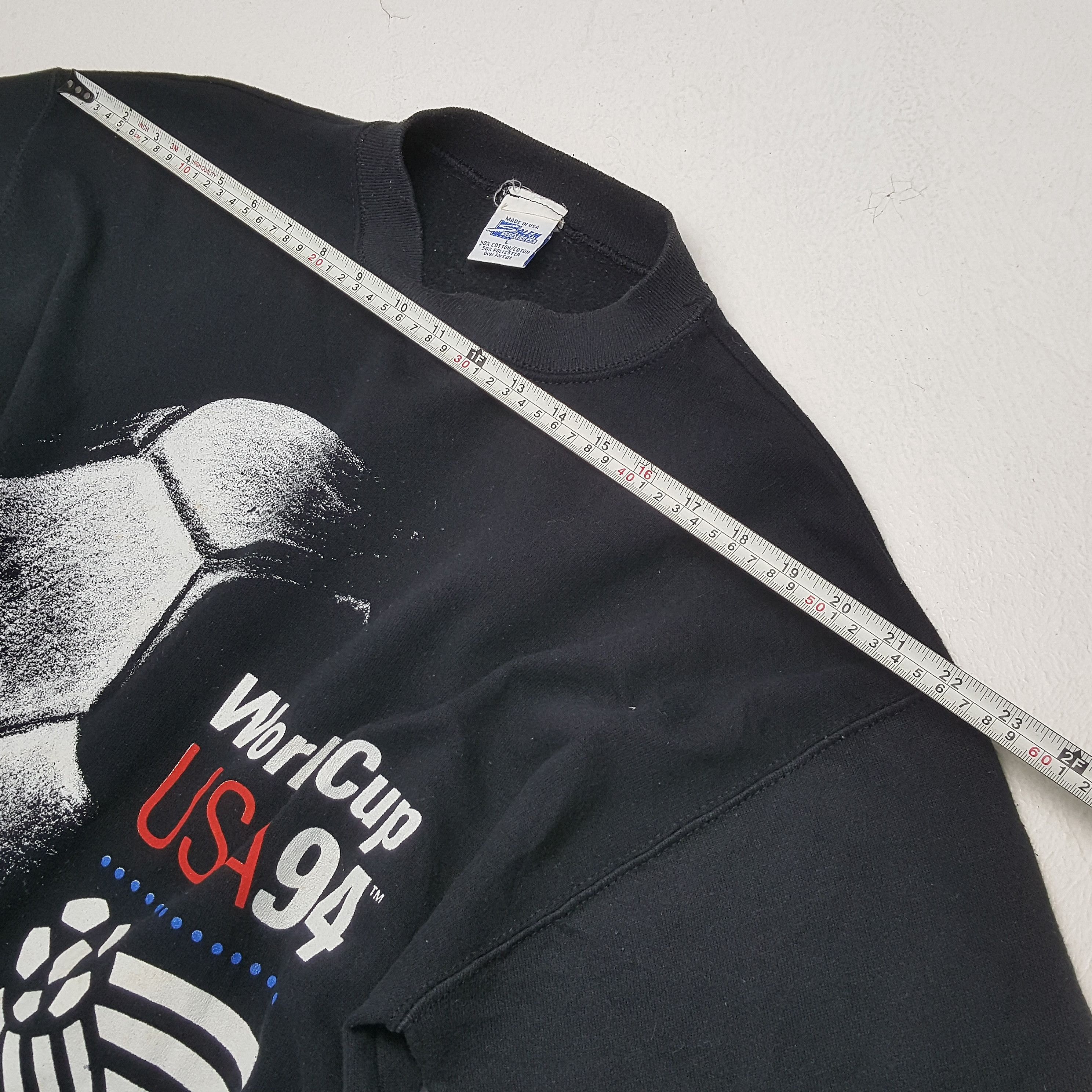 Salem Sportswear × Vintage WORLD CUP USA 1994 Promo Style Vintage Salem Sweatshirt Size US L / EU 52-54 / 3 - 4 Thumbnail