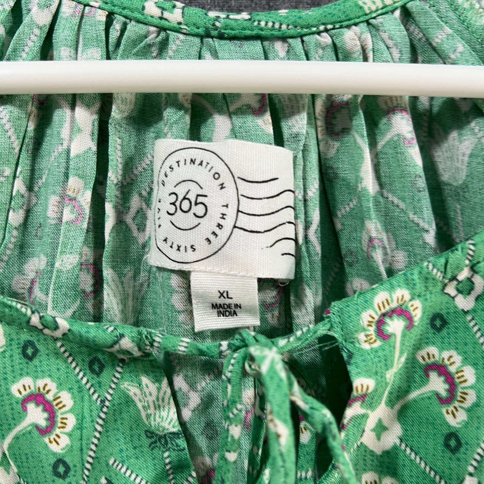 Other Destination 365 Regular Printed Short-Sleeve Midi Dress Size XL / US 12-14 / IT 48-50 - 3 Thumbnail