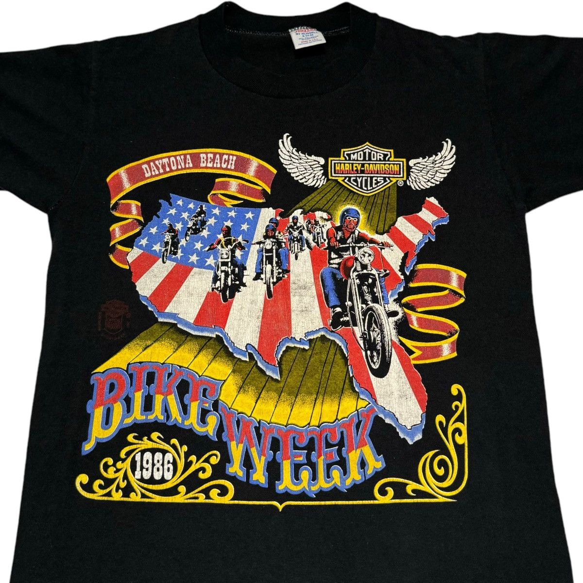 Harley Davidson Vintage Harley Davidson 1986 Daytona Bike Week Shirt Adult S Size US S / EU 44-46 / 1 - 2 Thumbnail