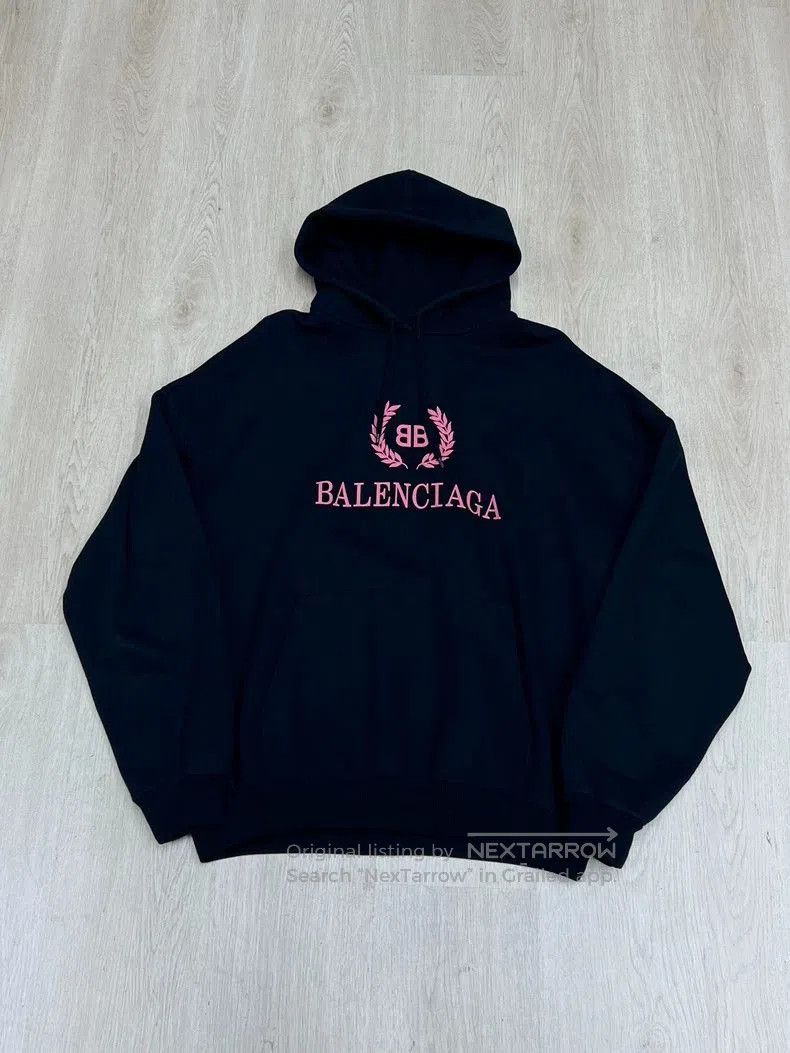 Balenciaga Balenciaga Wheat Ear Logo Hoodie. Size US M / EU 48-50 / 2 - 1 Thumbnail