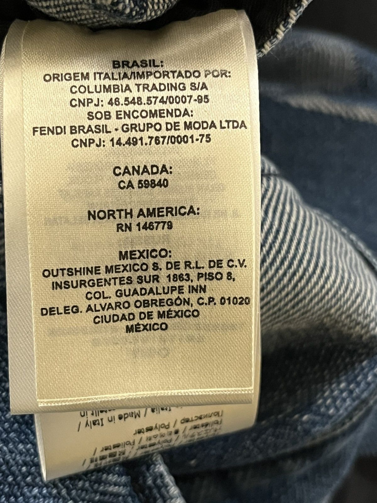 Fendi Fendi Denim Jacket Sz 50 Size US M / EU 48-50 / 2 - 17 Thumbnail