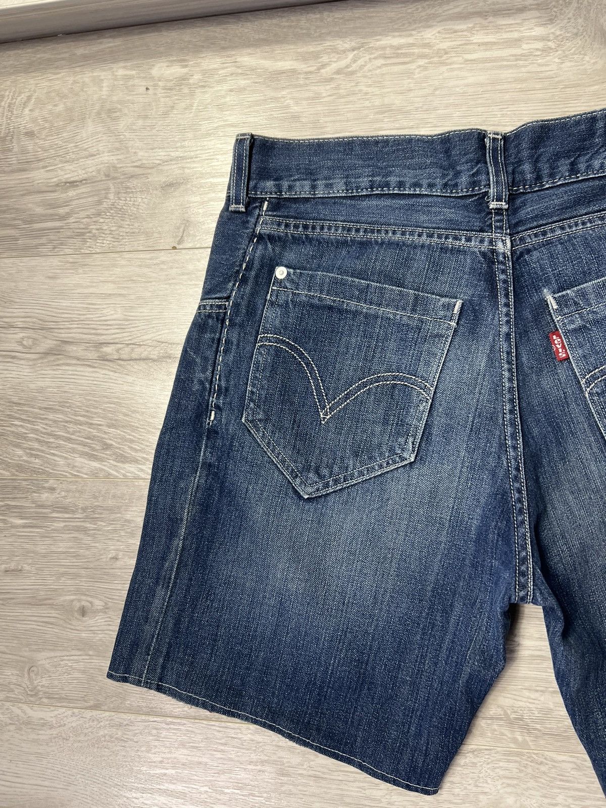 Levi's × Levi's Vintage Clothing × Vintage Vintage Rare Levis Redwire Denim Jeans Shorts Size US 32 / EU 48 - 11 Thumbnail