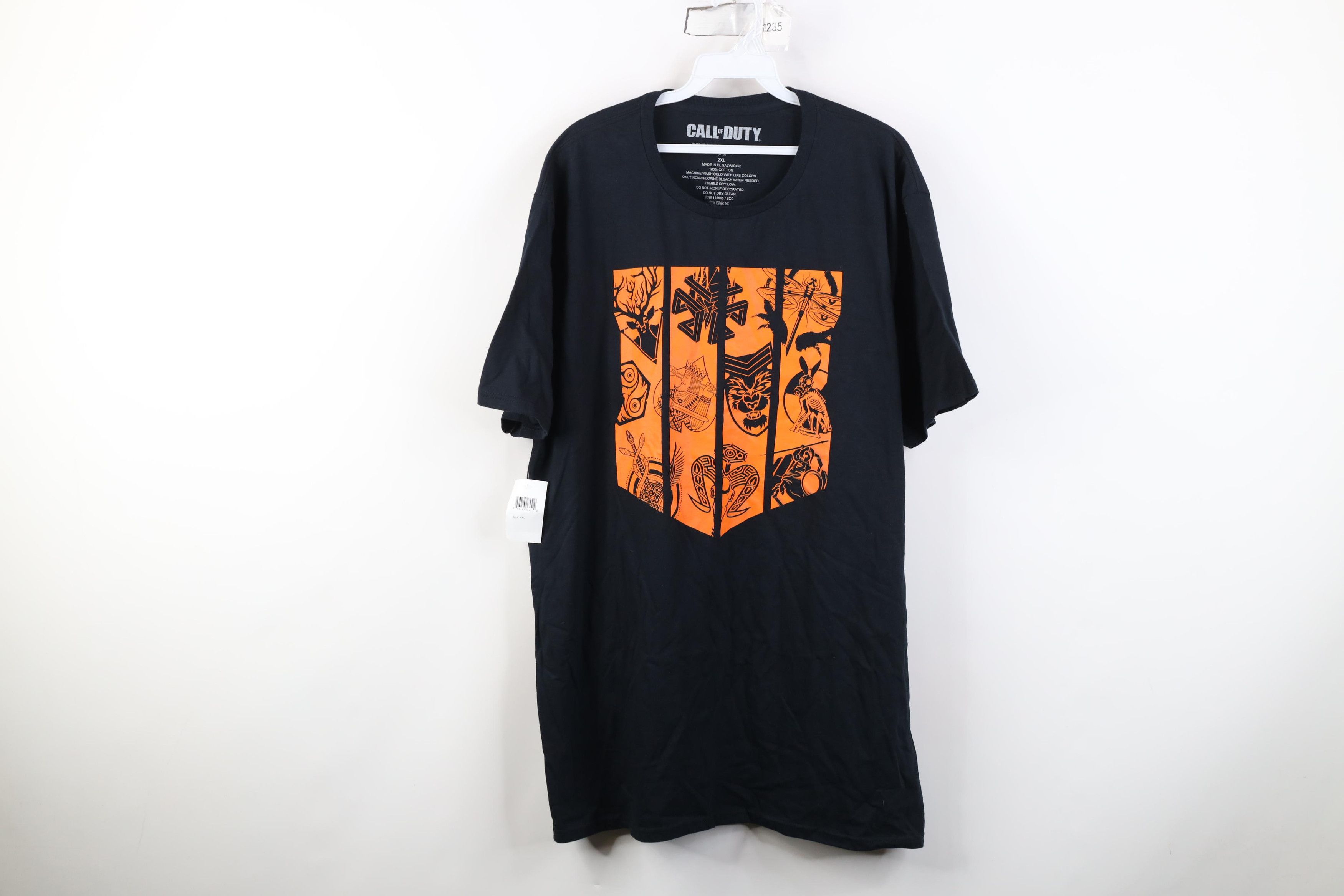 Vintage Deadstock Vintage Y2K Call of Duty Shield Video Game T-Shirt Size US XXL / EU 58 / 5 - 1 Thumbnail