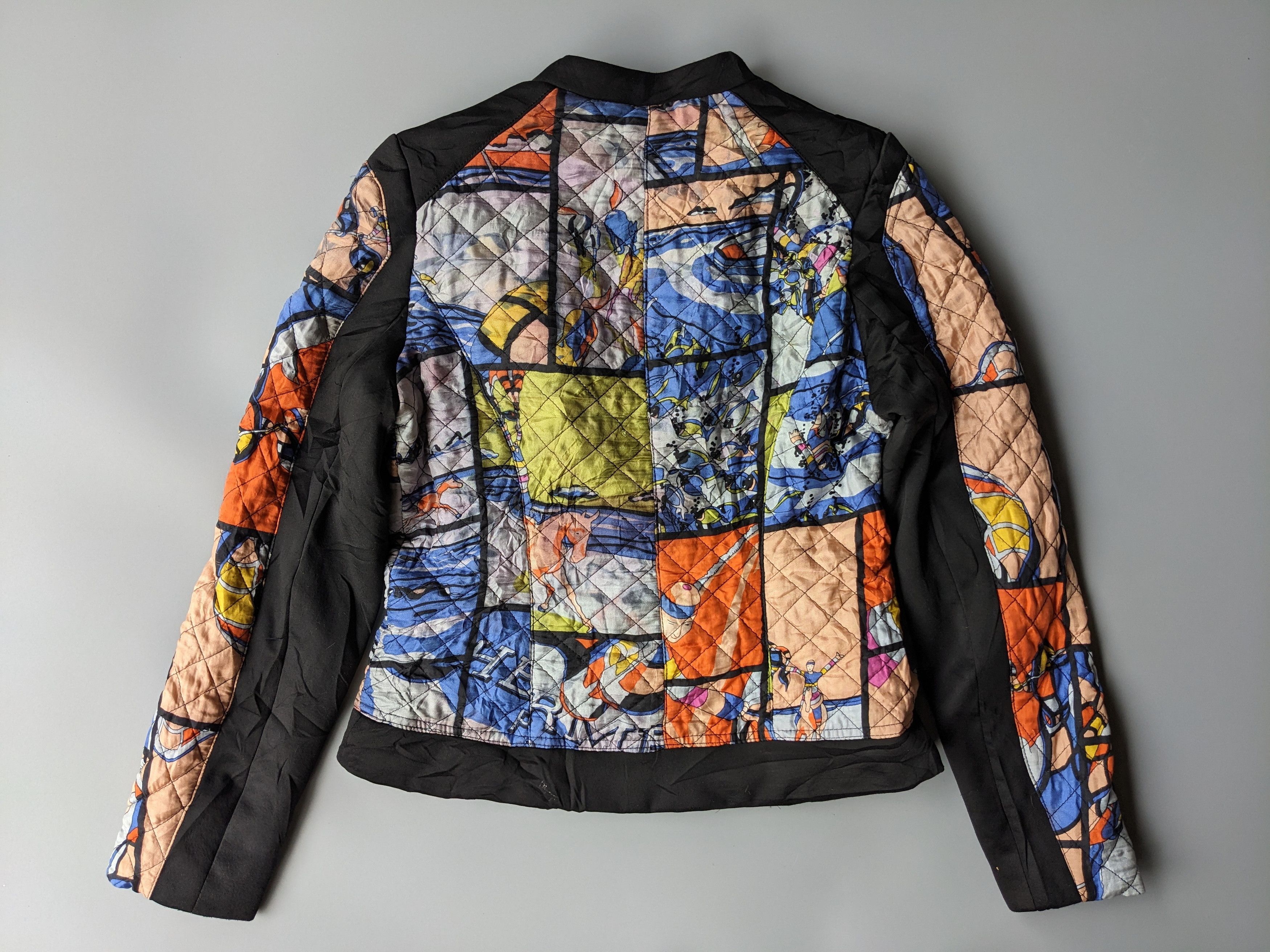 Japanese Brand Designer AOP silk jacket Size S / US 4 / IT 40 - 3 Thumbnail