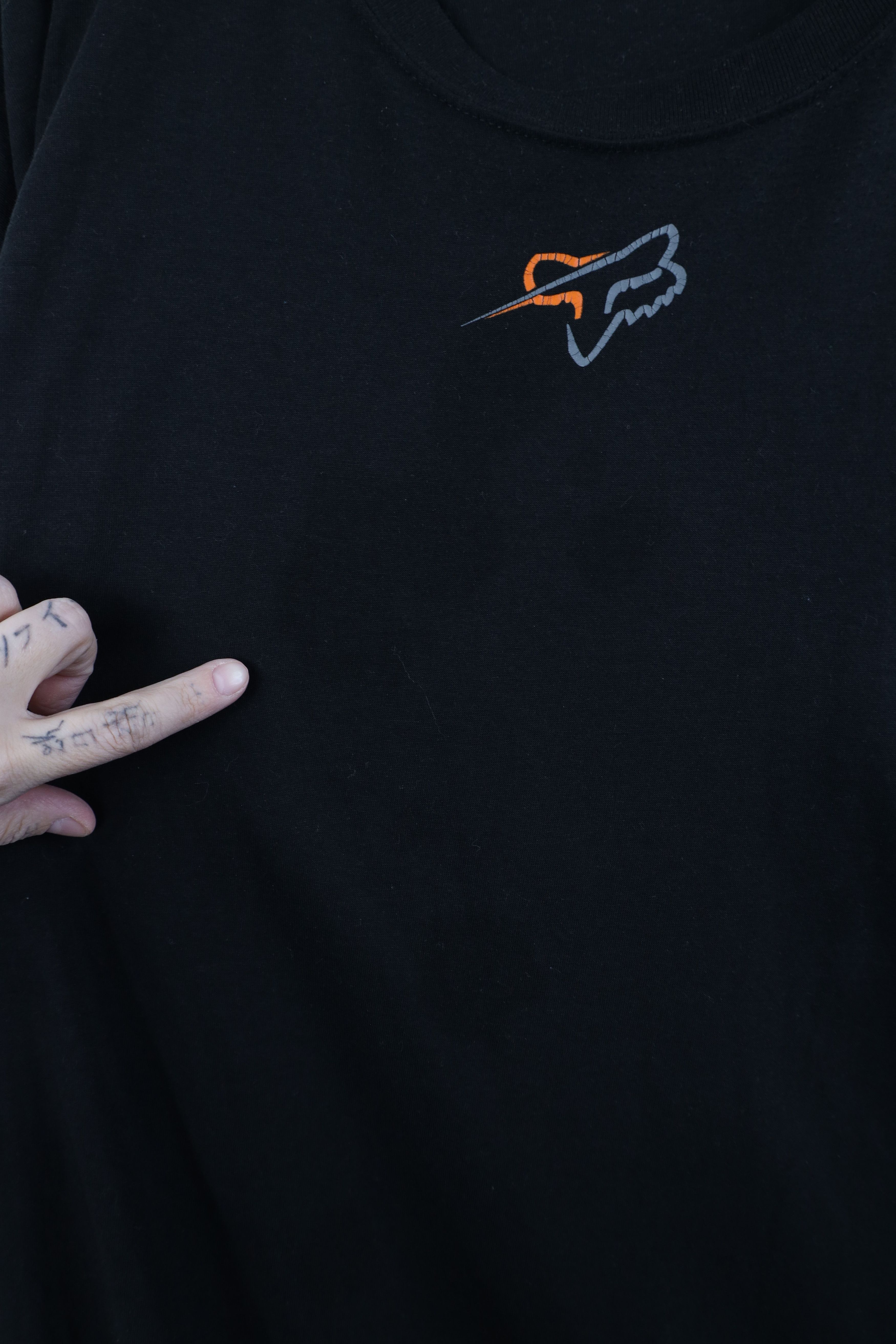 Fox Racing Vintage Y2K Fox Racing Center Logo Long Sleeve T-Shirt Black Size US XL / EU 56 / 4 - 7 Thumbnail