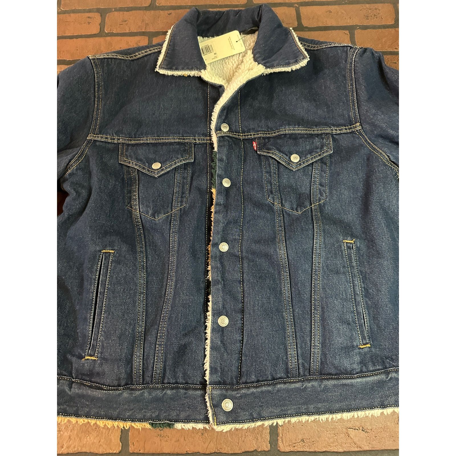 Levi's Levi’s Denim Jacket with White Sherpa Interior Size US M / EU 48-50 / 2 - 2 Thumbnail