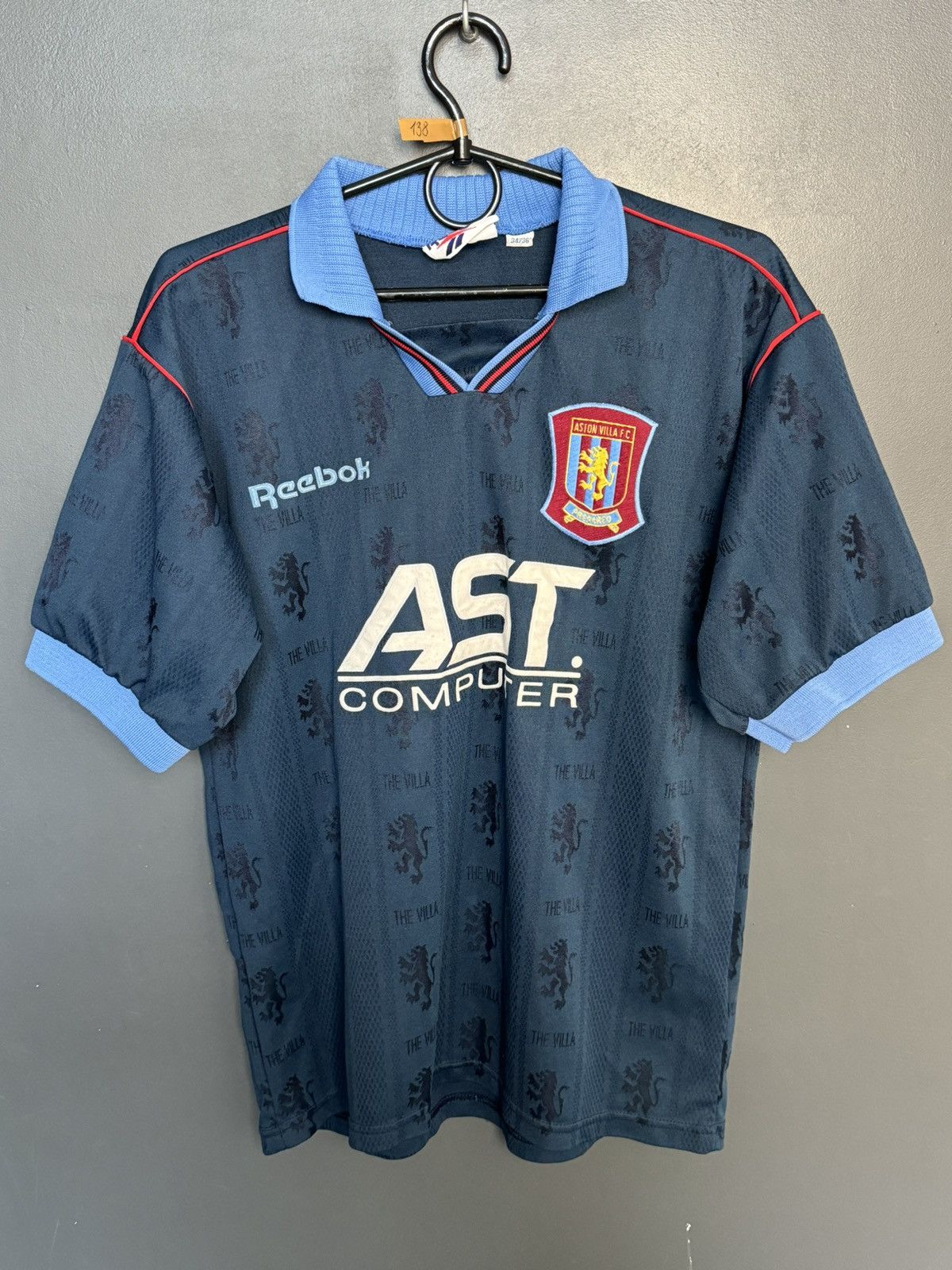 Reebok Aston Villa 96/97 Away Football Jersey Size US M / EU 48-50 / 2 - 1 Thumbnail