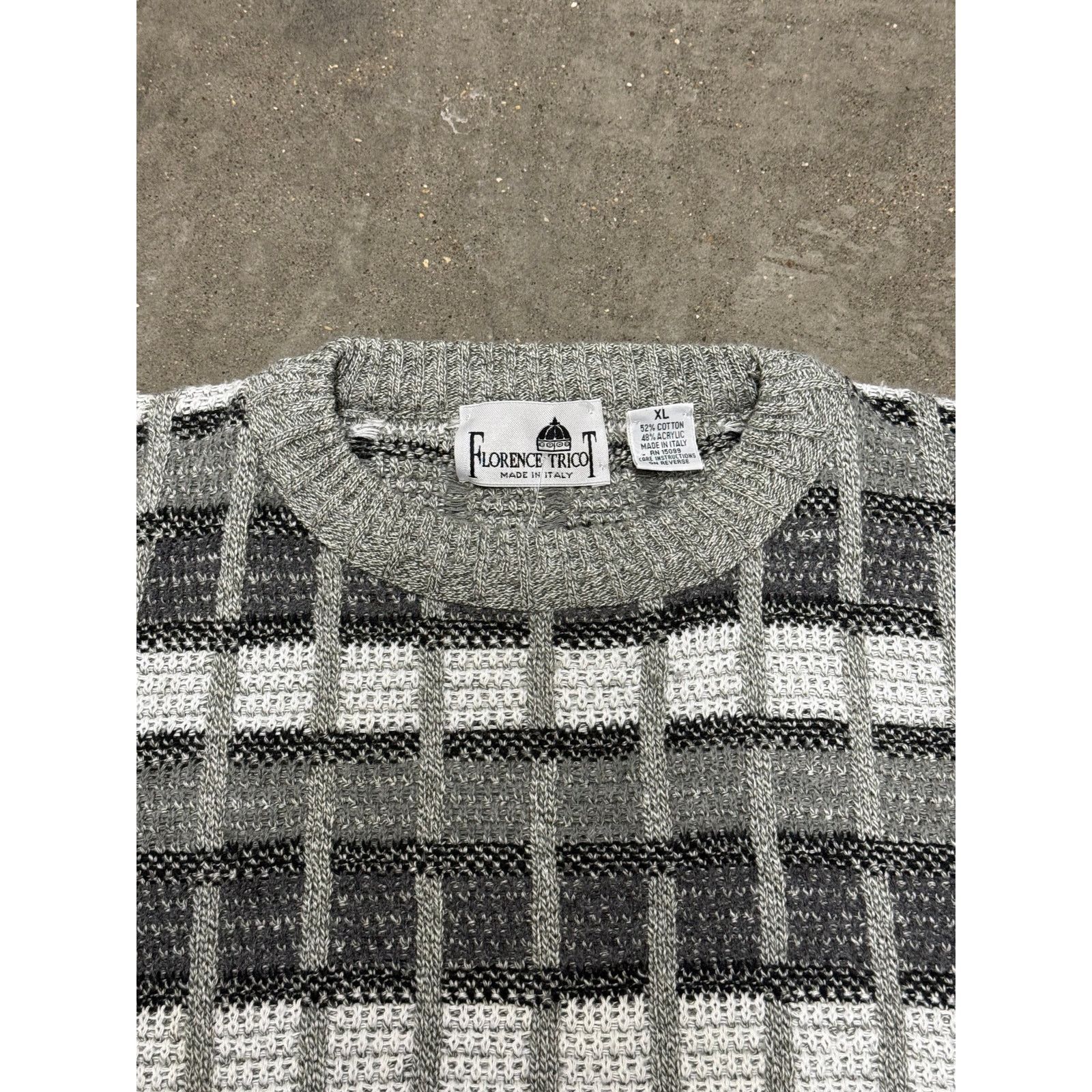 Vintage Vintage Y2K 90s Made in Italy Knit Sweater Size US XL / EU 56 / 4 - 2 Thumbnail