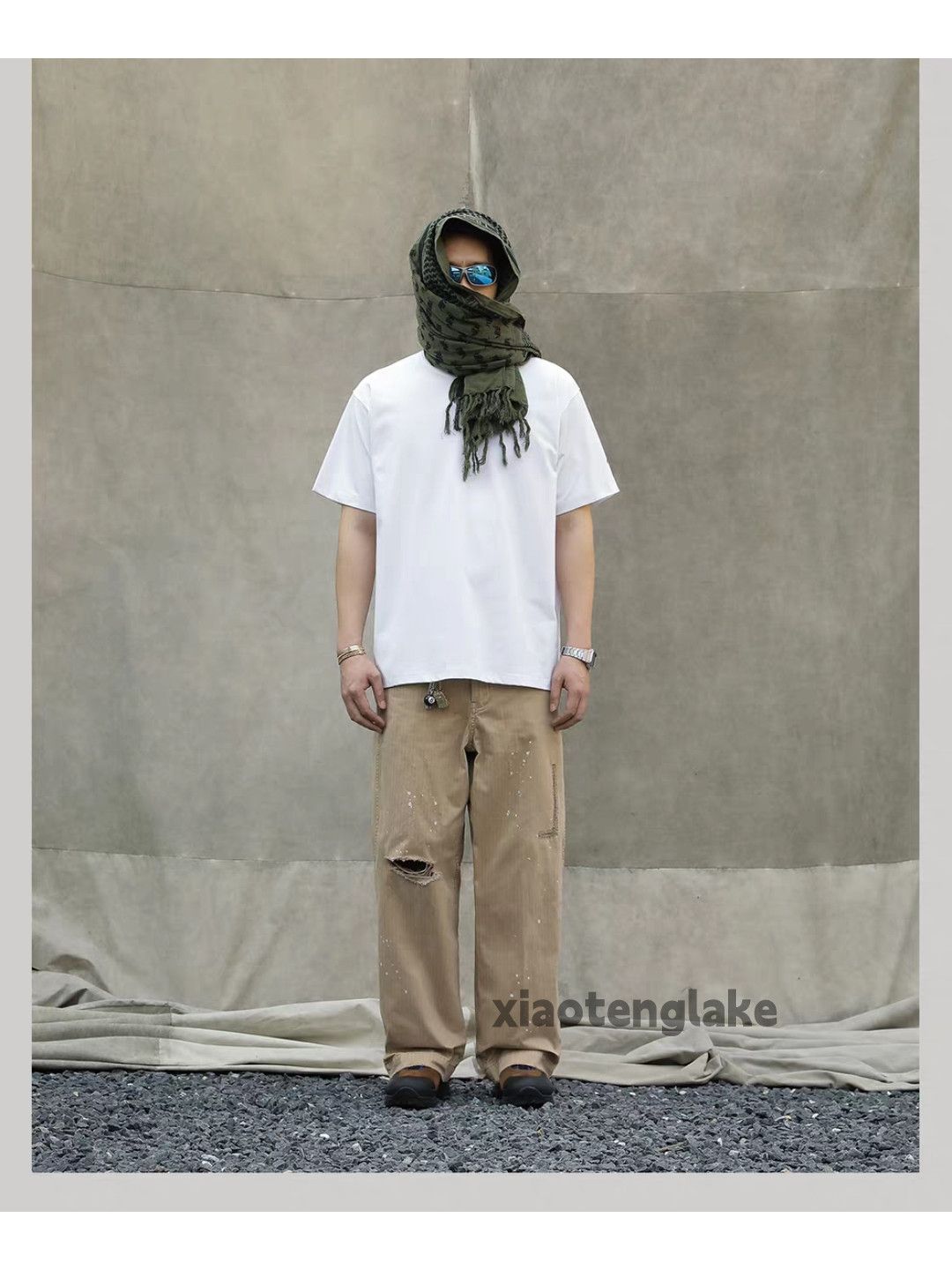 Designer × Japanese Brand × Vintage Unisex utility washed workwear carpenter ripped pants Size US 32 / EU 48 - 6 Thumbnail
