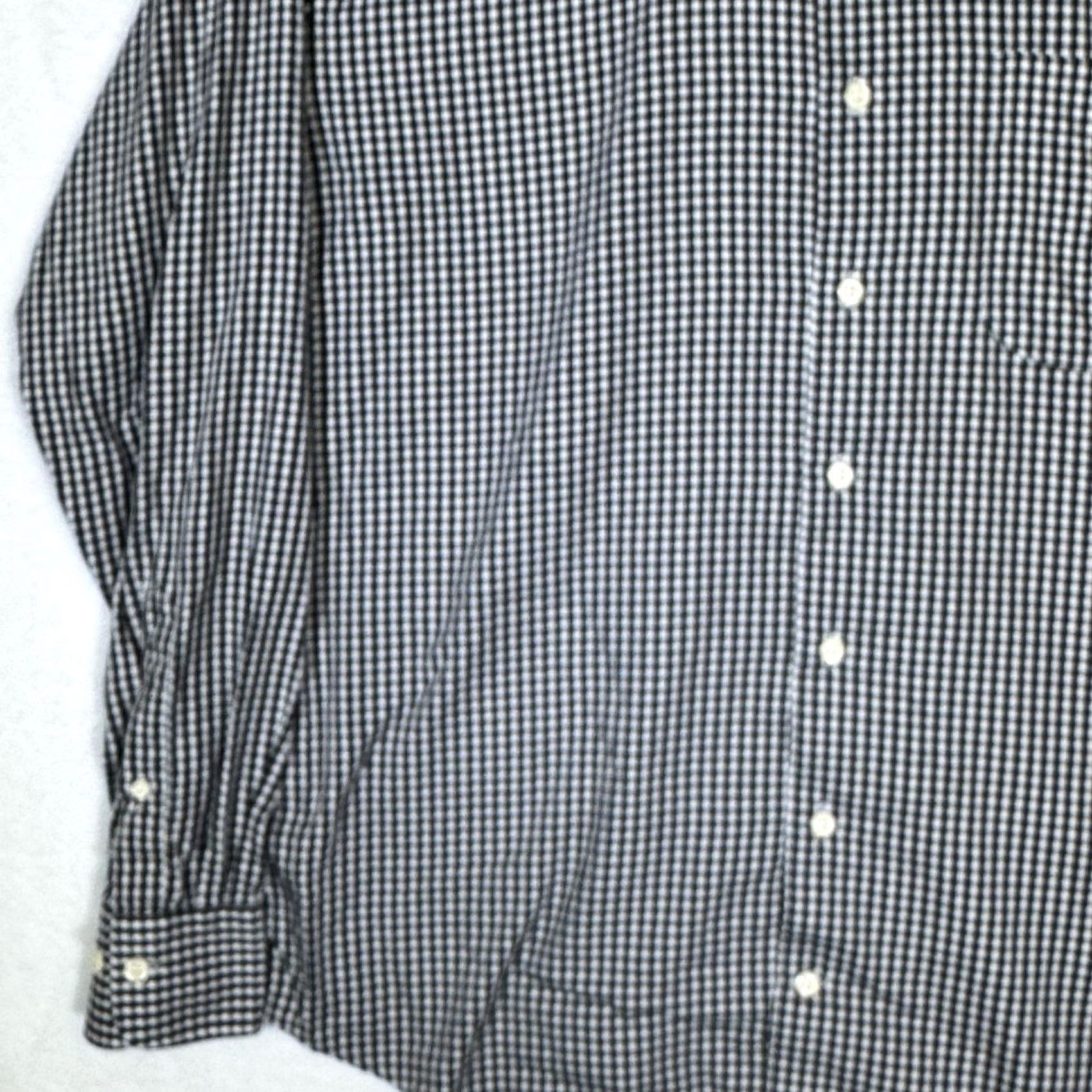 Peter Millar Peter Millar Shirt Mens Large Black Gingham Button-Down Jack Daniel's Old No 7 Embroidered Chest Pocket Wool/Cotton Silk Blend Vintage? No Size US L / EU 52-54 / 3 - 3 Thumbnail