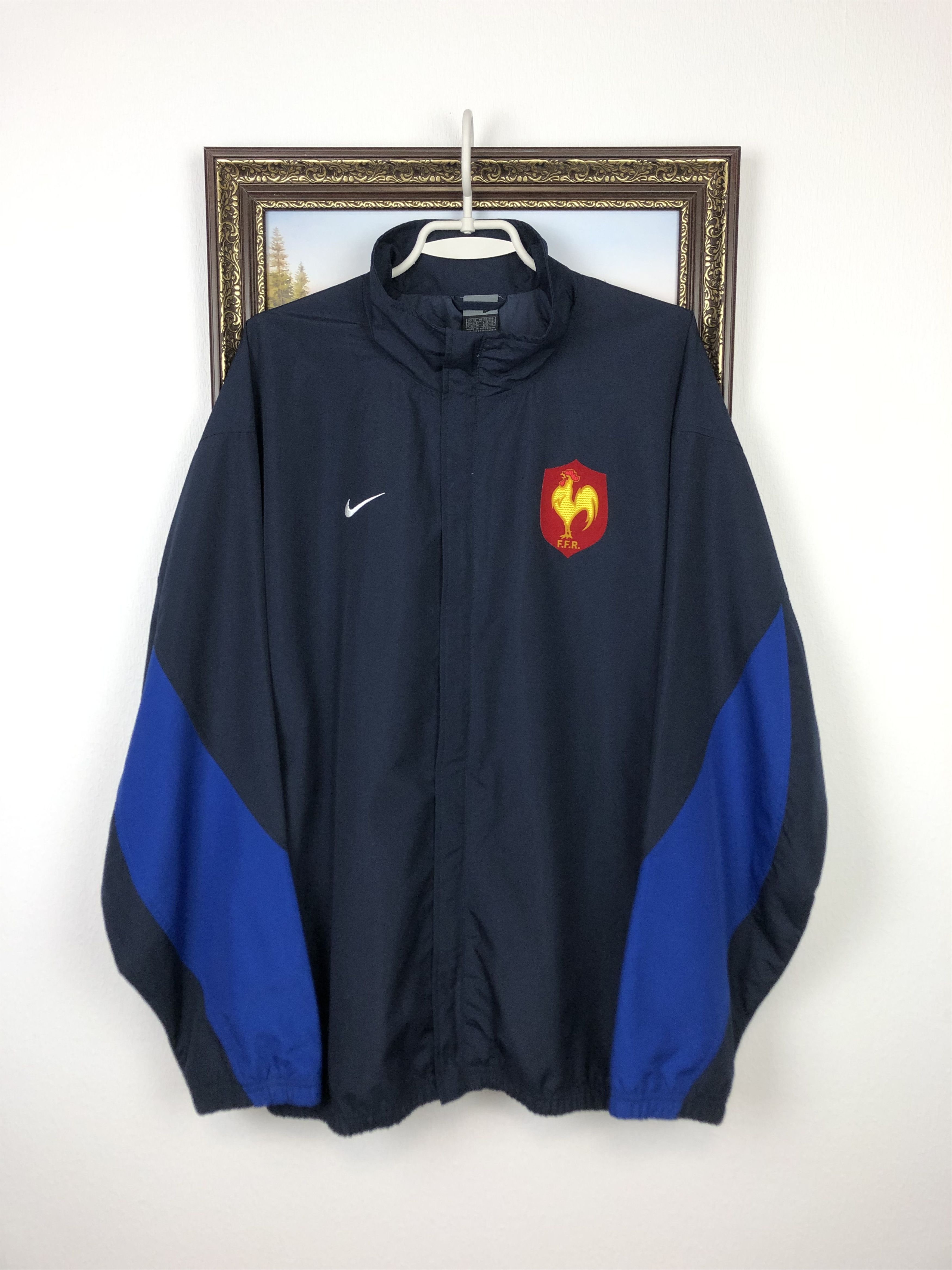 Vintage Nike France Rugby Union Jacket National Team Mens
