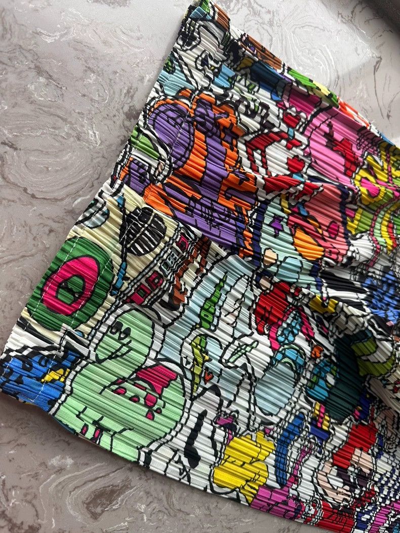 Issey Miyake issey miyake size:5 Graffiti pleated pants Size 42" / US 20 - 3 Thumbnail