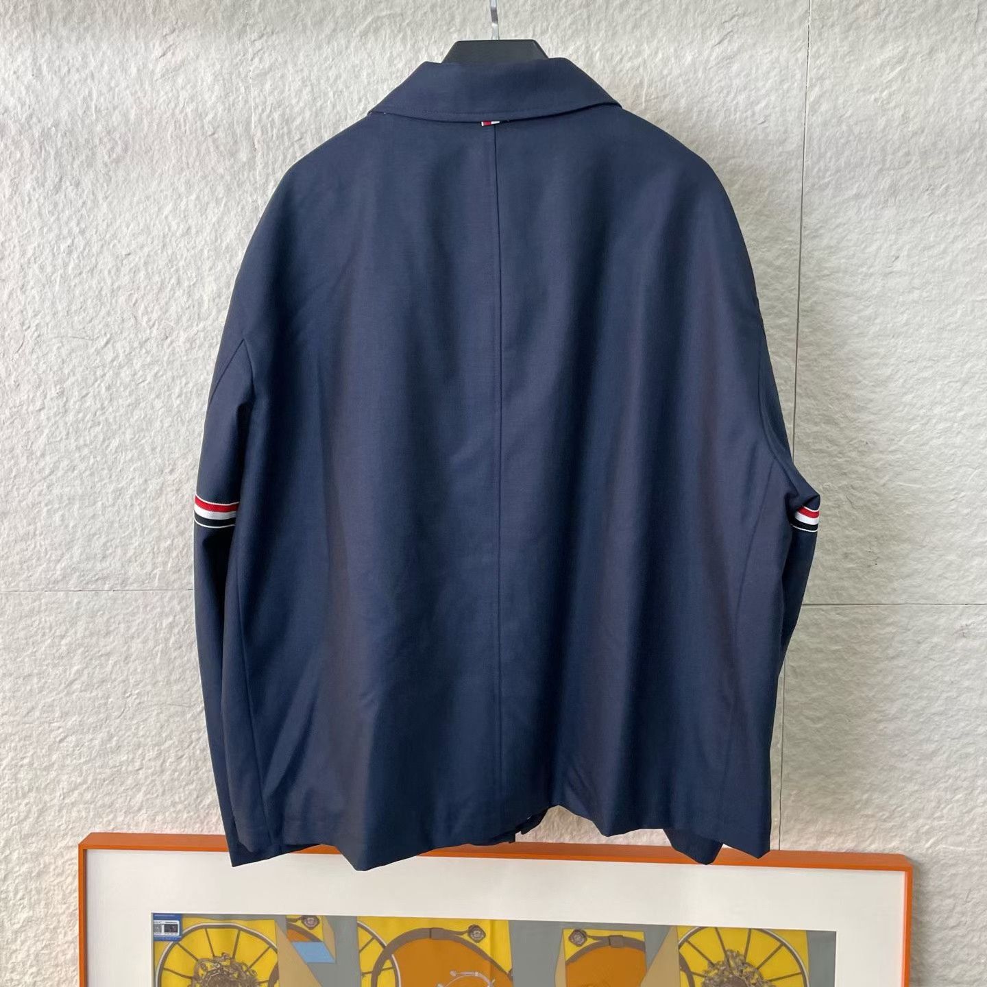 Thom Browne Thom Browne TB Arm Stripe Lapel Jacket Size US XL / EU 56 / 4 - 2 Thumbnail