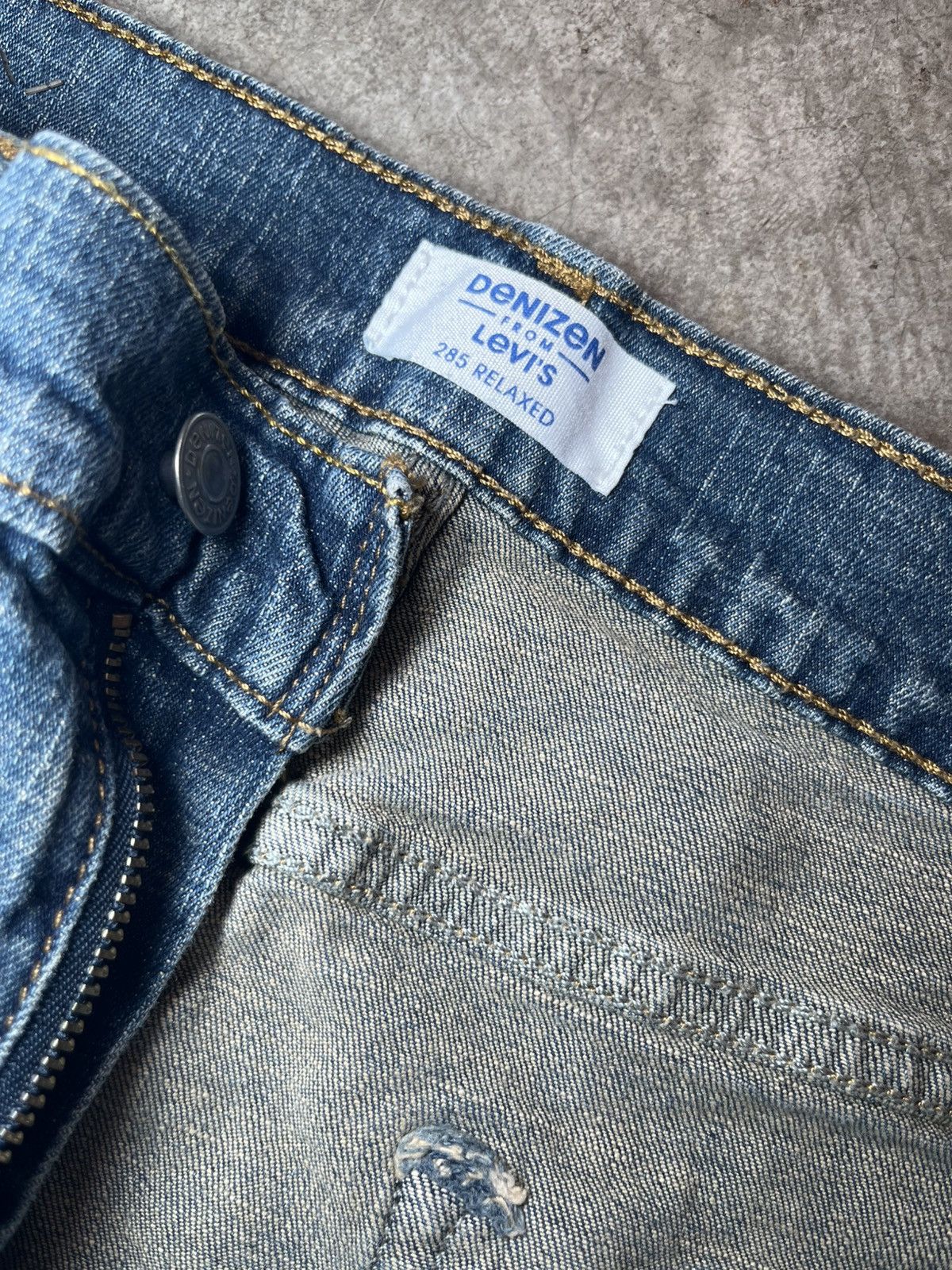 Levi's Levi’s 285 Men’s Relaxed Straight Blue Denim Jeans comfort Size 33" - 3 Thumbnail