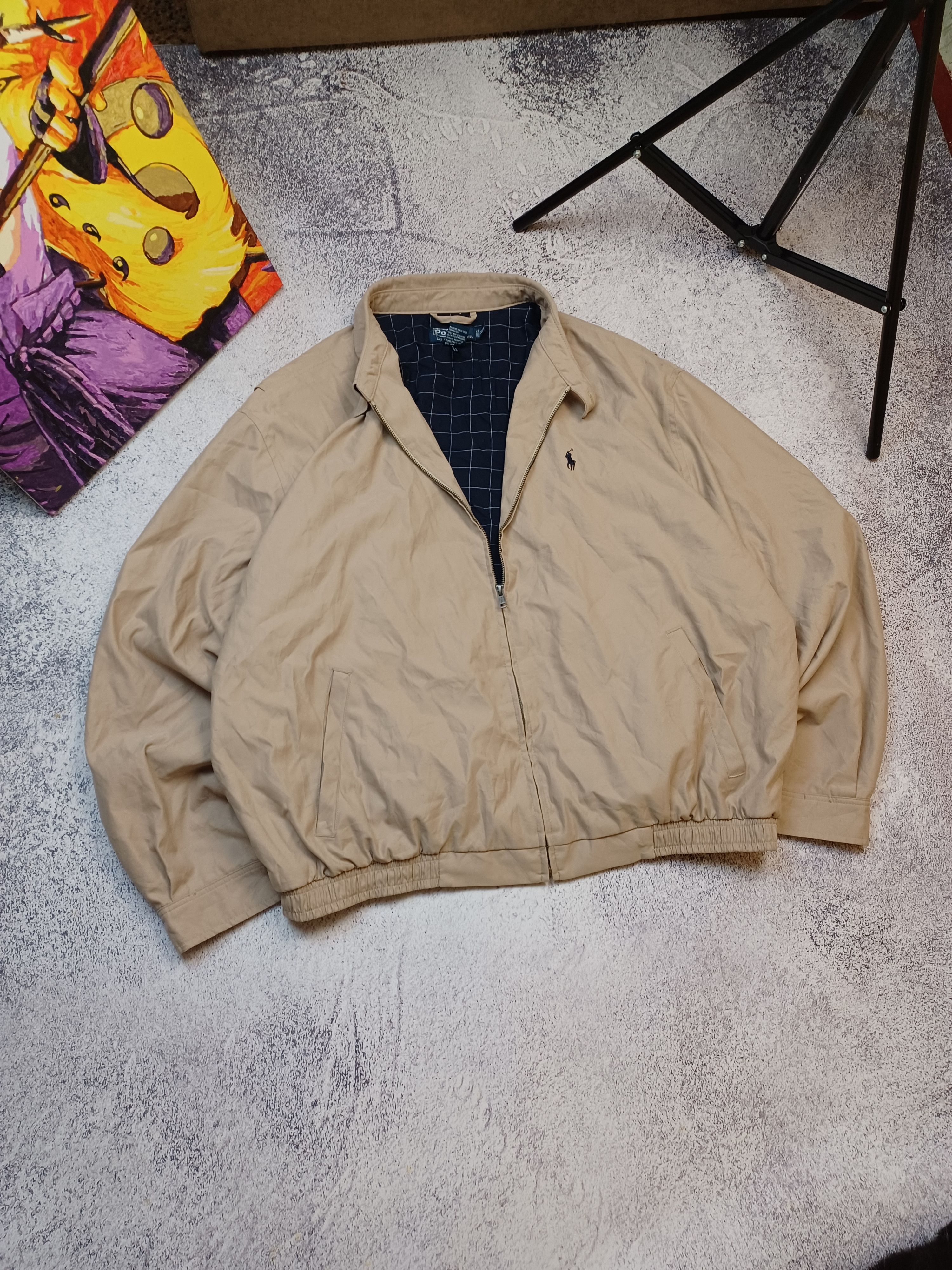 Polo Ralph Lauren × Vintage Vintage Polo Ralph Lauren Plaid Lined Collared Jacket Size US XXL / EU 58 / 5 - 1 Thumbnail