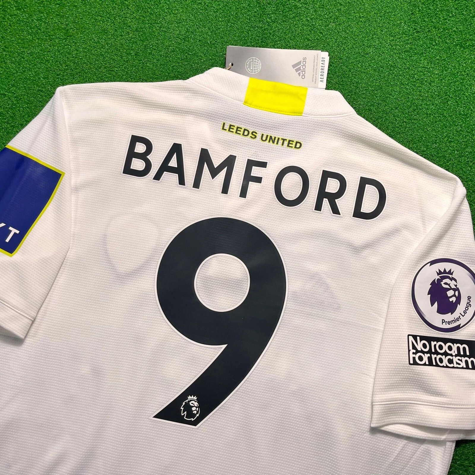 Adidas 2021/22 Leeds United Home Bamford #9 BNWT Jersey Size US L / EU 52-54 / 3 - 3 Thumbnail