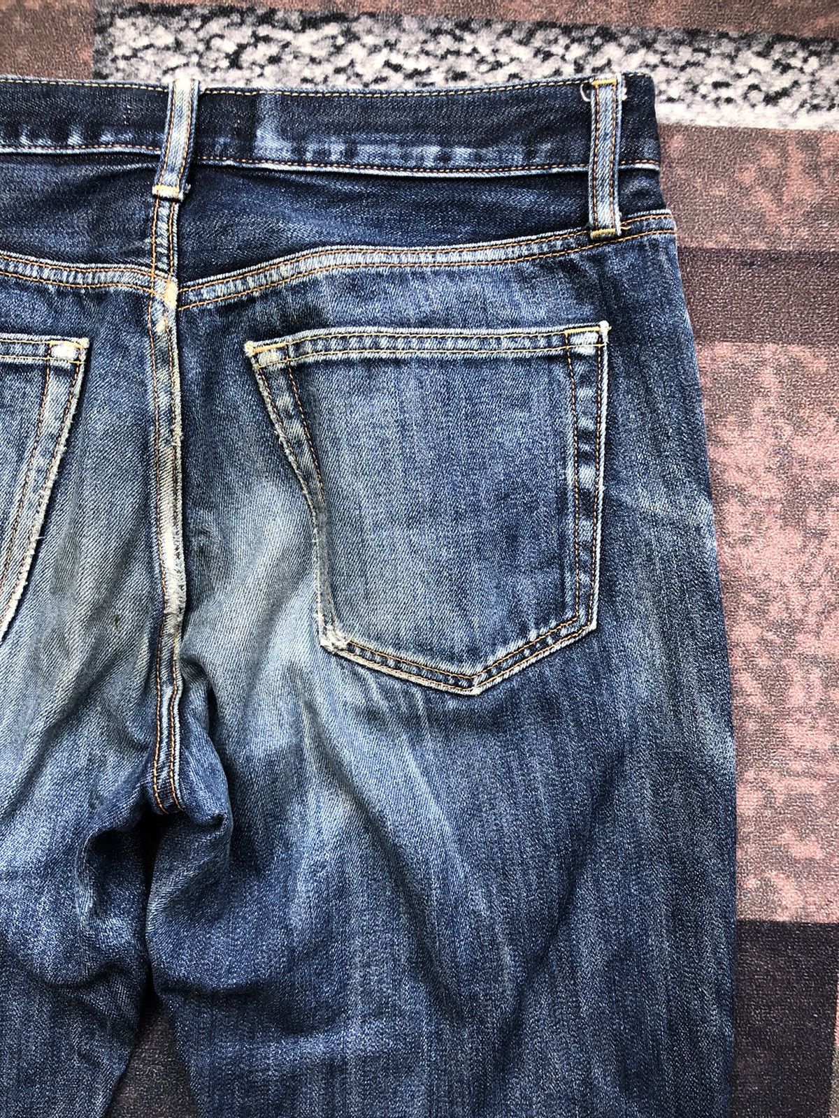 If Six Was Nine × Le Grande Bleu (L.G.B.) × Uniqlo Vintage Japanese brand uniqlo nice fade jeans lgb style Size US 34 / EU 50 - 11 Thumbnail