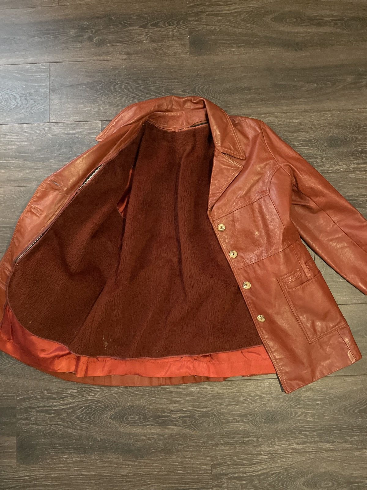 Designer × Vintage Vintage Woman’s Leather Jacket Size M / US 6-8 / IT 42-44 - 3 Thumbnail