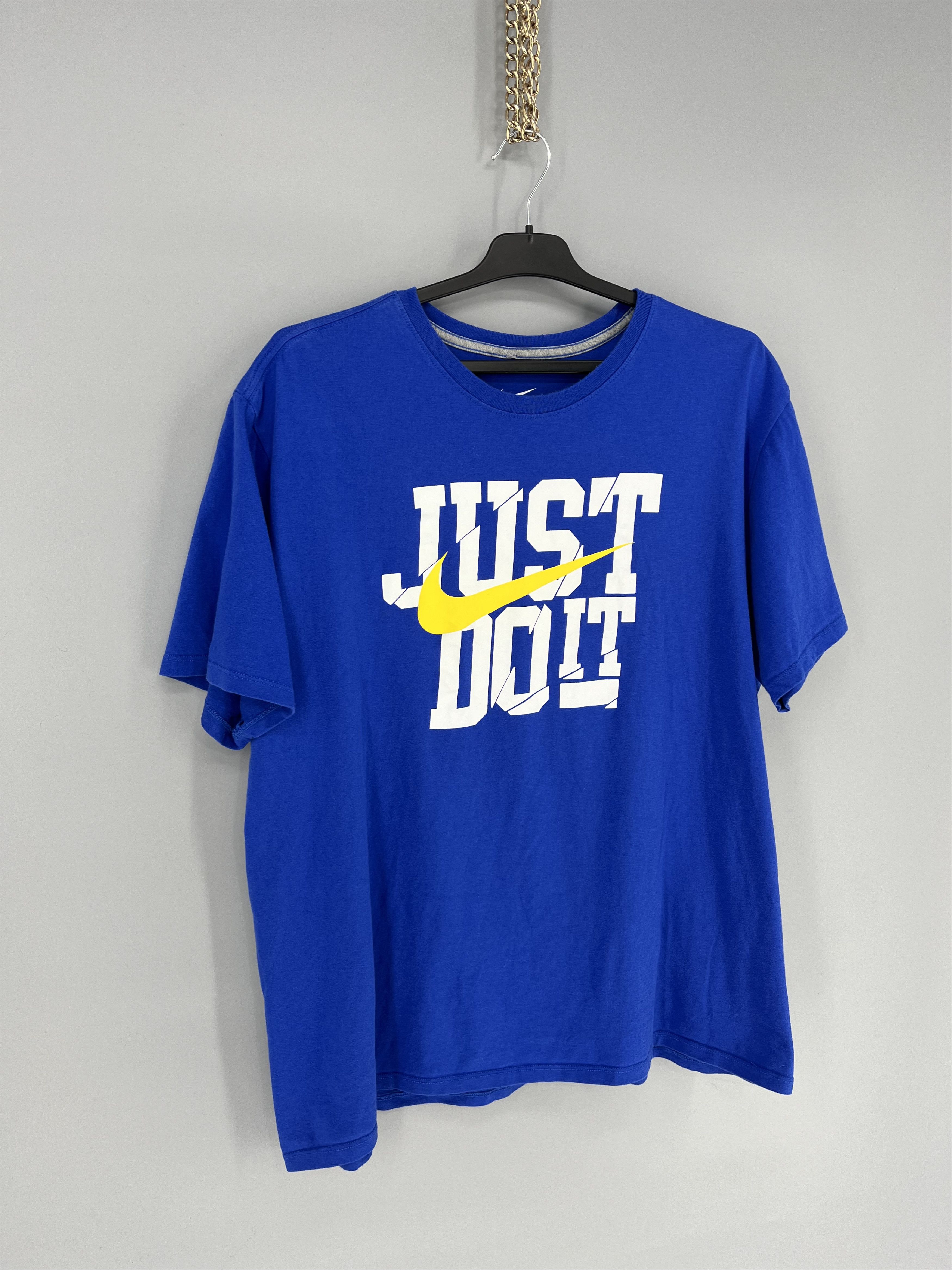 Nike × Vintage Vintage 90s NIKE JUST DO IT SWOOSH Tee Streetwear Y2K Style Size US XXL / EU 58 / 5 - 2 Thumbnail