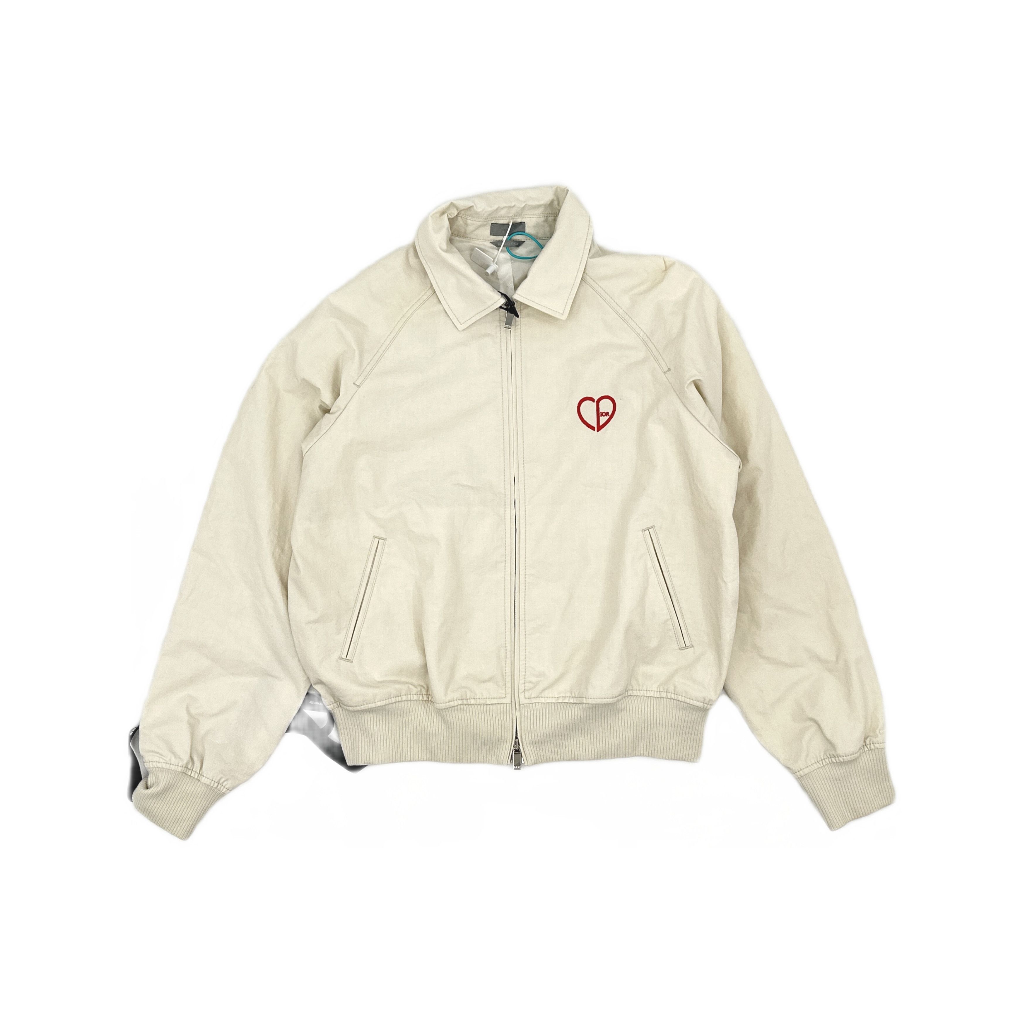 Dior Dior Heart Logo Embroidered Zip Jacket Size 52 Size US L / EU 52-54 / 3 - 1 Thumbnail