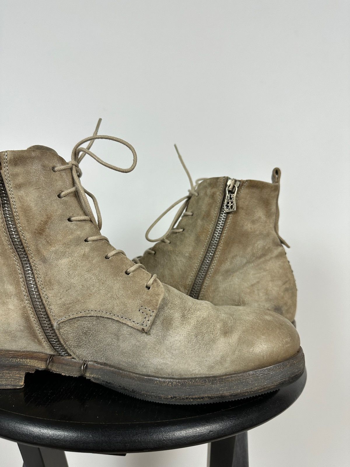 A.S.98 A.S.98 Airstep Dirty Grey Avant Garde Leather Ankle Boots Size US 9 / EU 42 - 18 Thumbnail