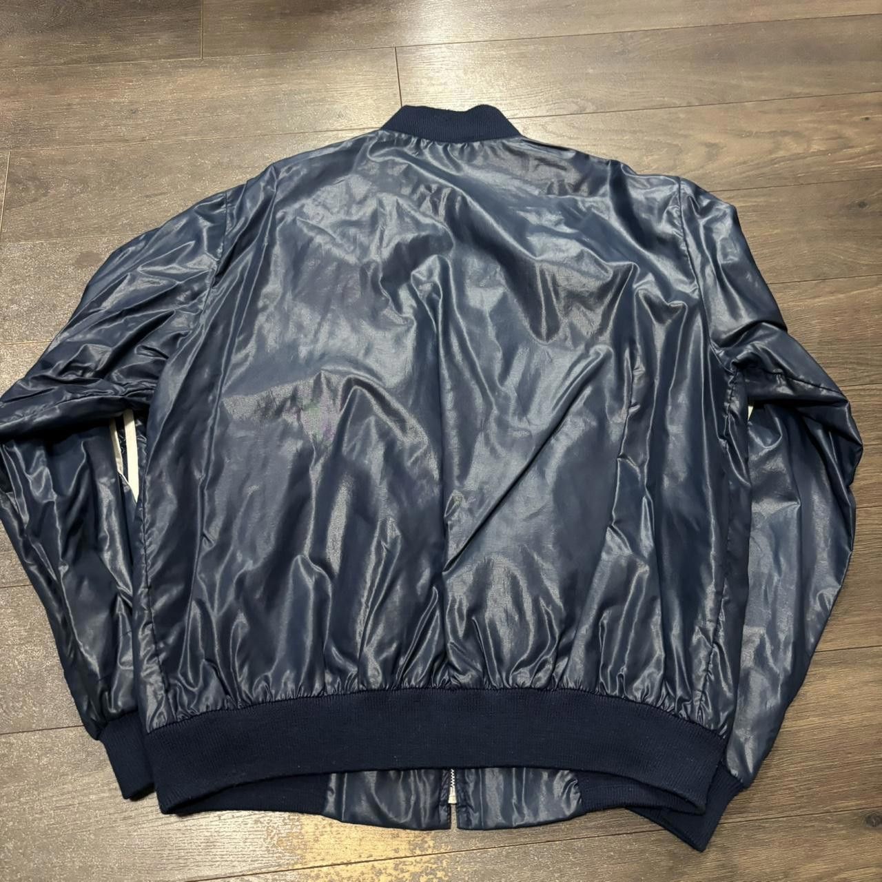 Designer Vintage Mercedes Benz windbreaker 80s 52 M/L Size US L / EU 52-54 / 3 - 5 Thumbnail
