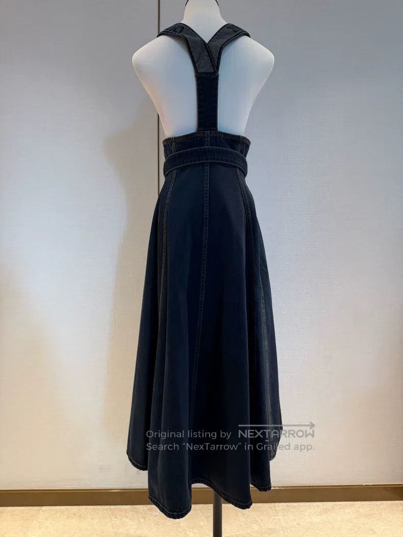 Dior Dior Logo denim strap dress Size XXS / US 00 / IT 34 - 2 Thumbnail