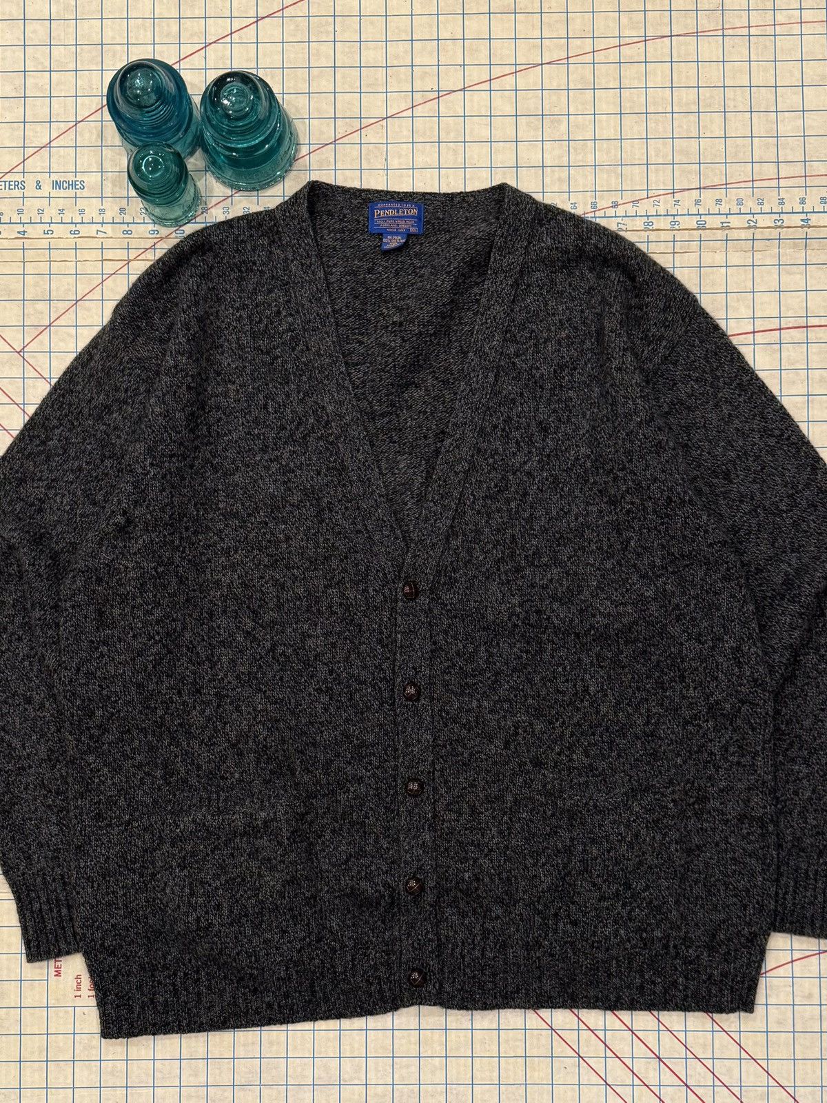 Pendleton Pendleton Shetland Wool Cardigan Dark Blue Mens Size XXL Size US XXL / EU 58 / 5 - 2 Thumbnail