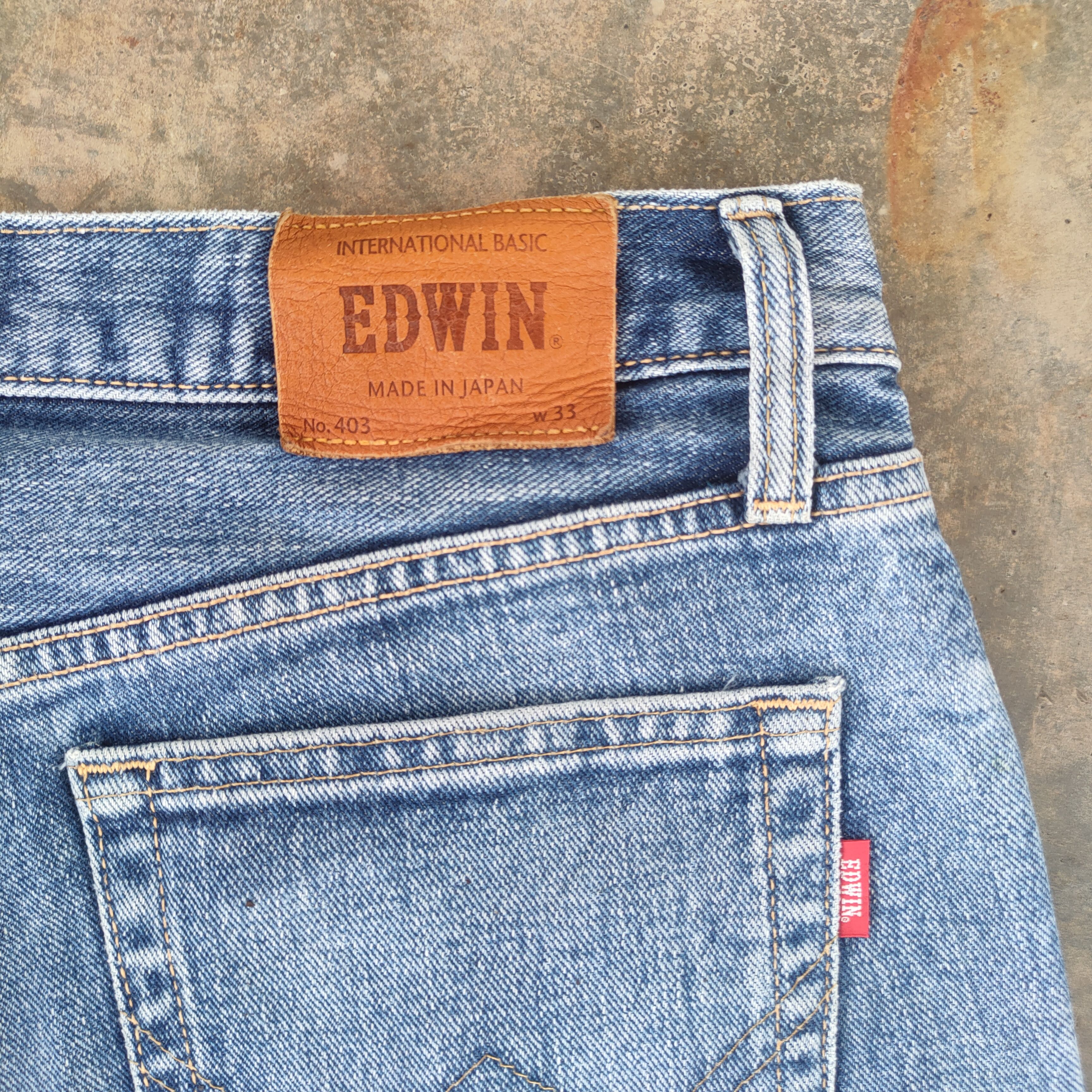 Edwin W34 VINTAGE EDWIN FADED DISTRESSED JEANS PANTS Size US 34 / EU 50 - 11 Thumbnail
