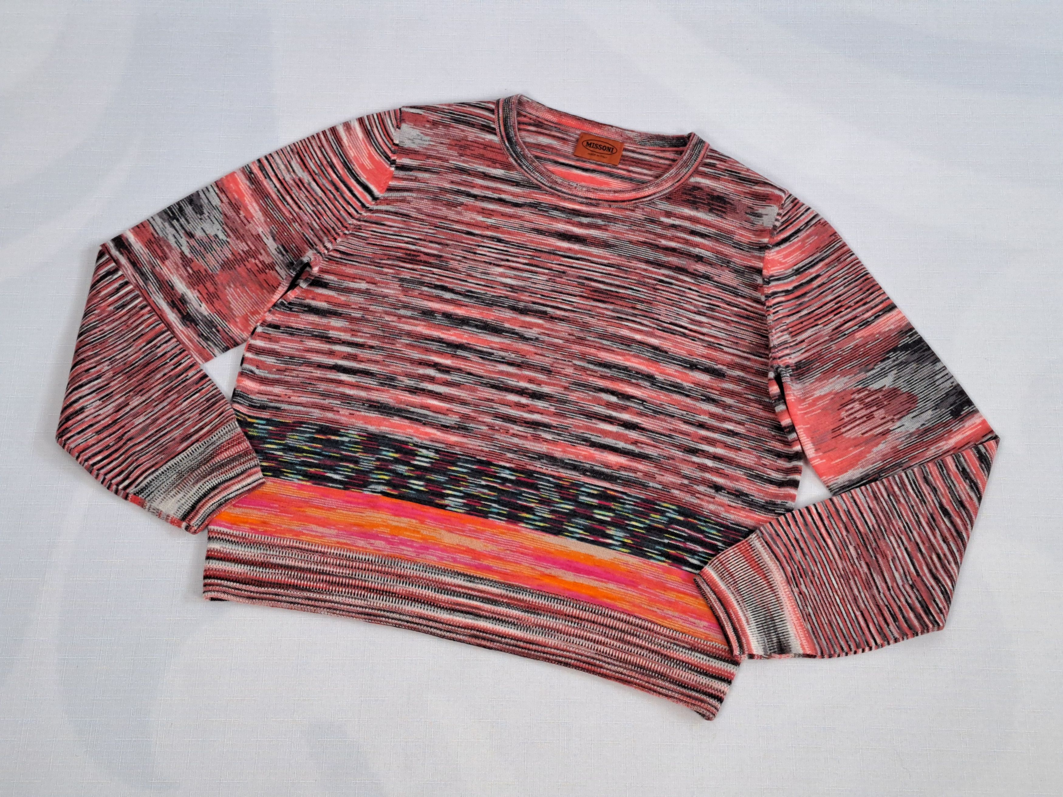 Missoni MISSONI space-dyed wool sweater. Size 48IT Size L / US 10 / IT 46 - 5 Thumbnail