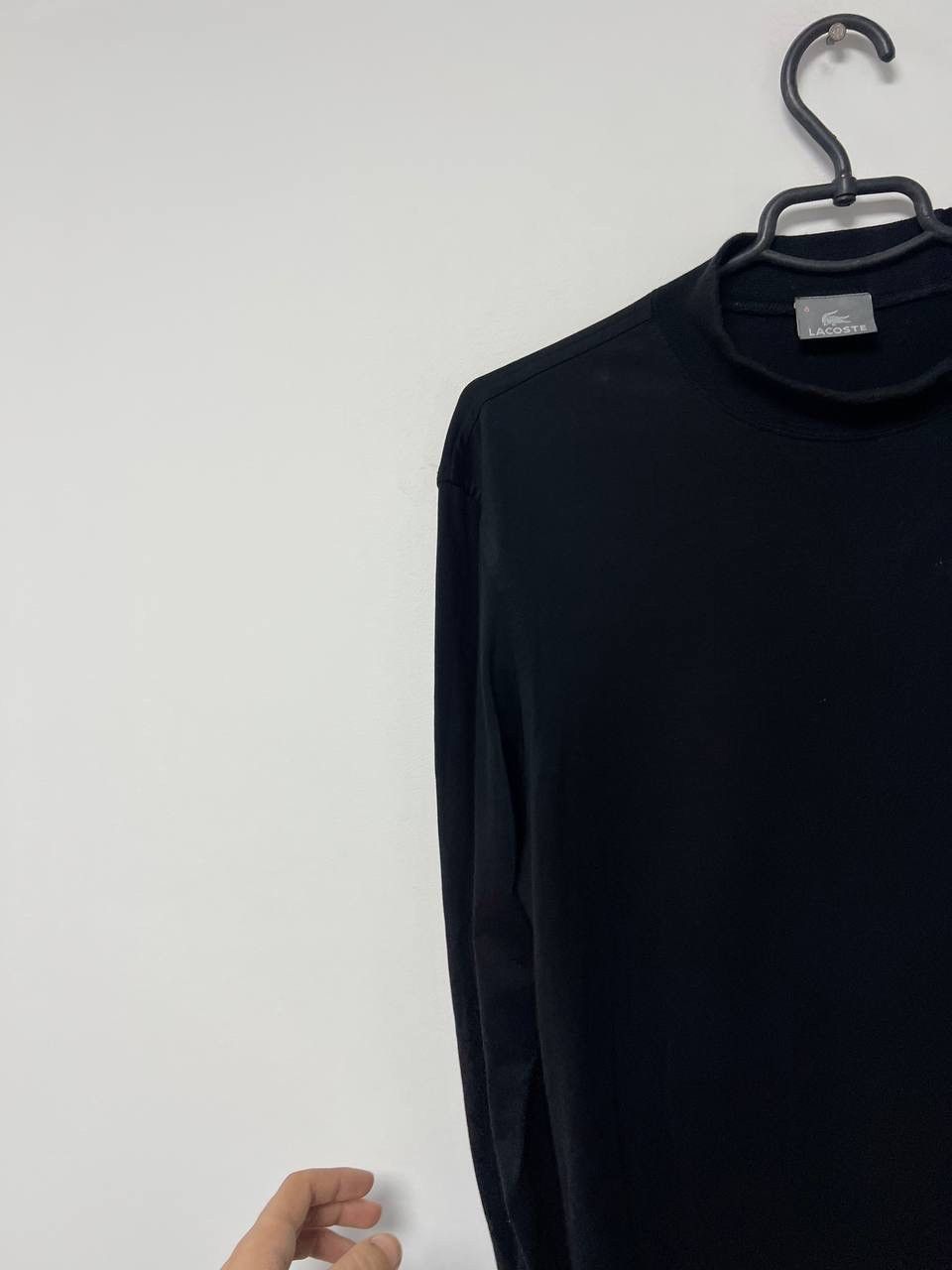 Lacoste Vintage Lacoste Classic long sleeve Sweater Black Luxury 4/M Size US M / EU 48-50 / 2 - 4 Thumbnail