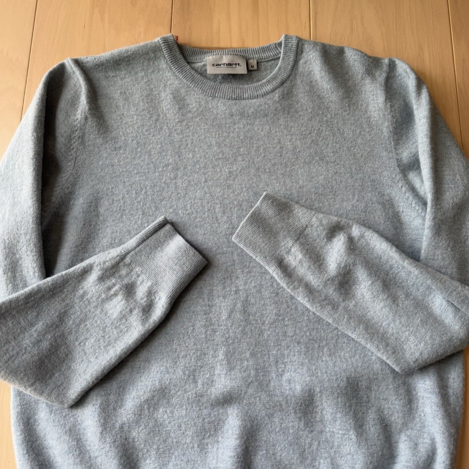 Carhartt Wip Carhartt WIP Playoff Sweater Medium Blue Wool Pullover Size US M / EU 48-50 / 2 - 4 Thumbnail