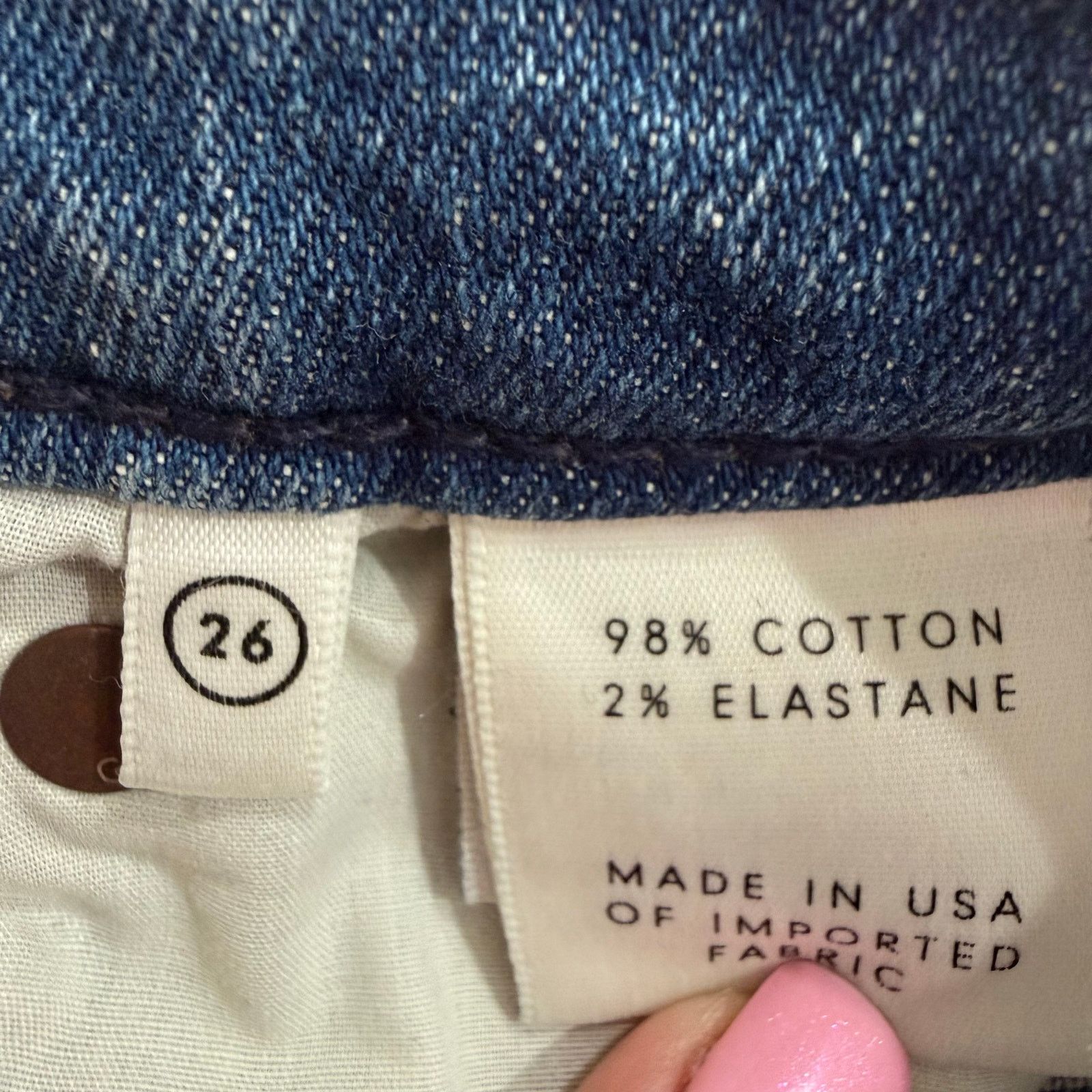 GRLFRND GRLFRND Naomi High-Rise Stretch Jean I Will Survive, Size 26 Size 26" / US 2 / IT 38 - 4 Thumbnail