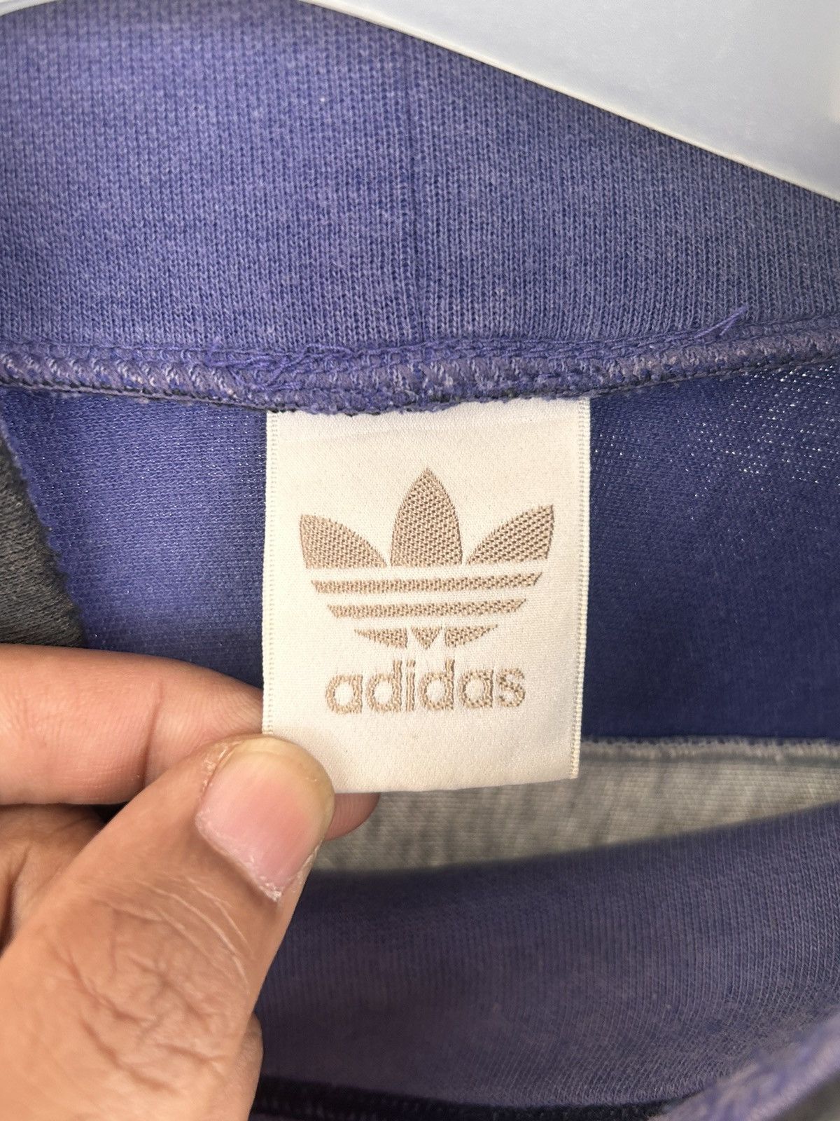 Adidas Three stripes adidas big logo vintage Size US XXL / EU 58 / 5 - 3 Thumbnail