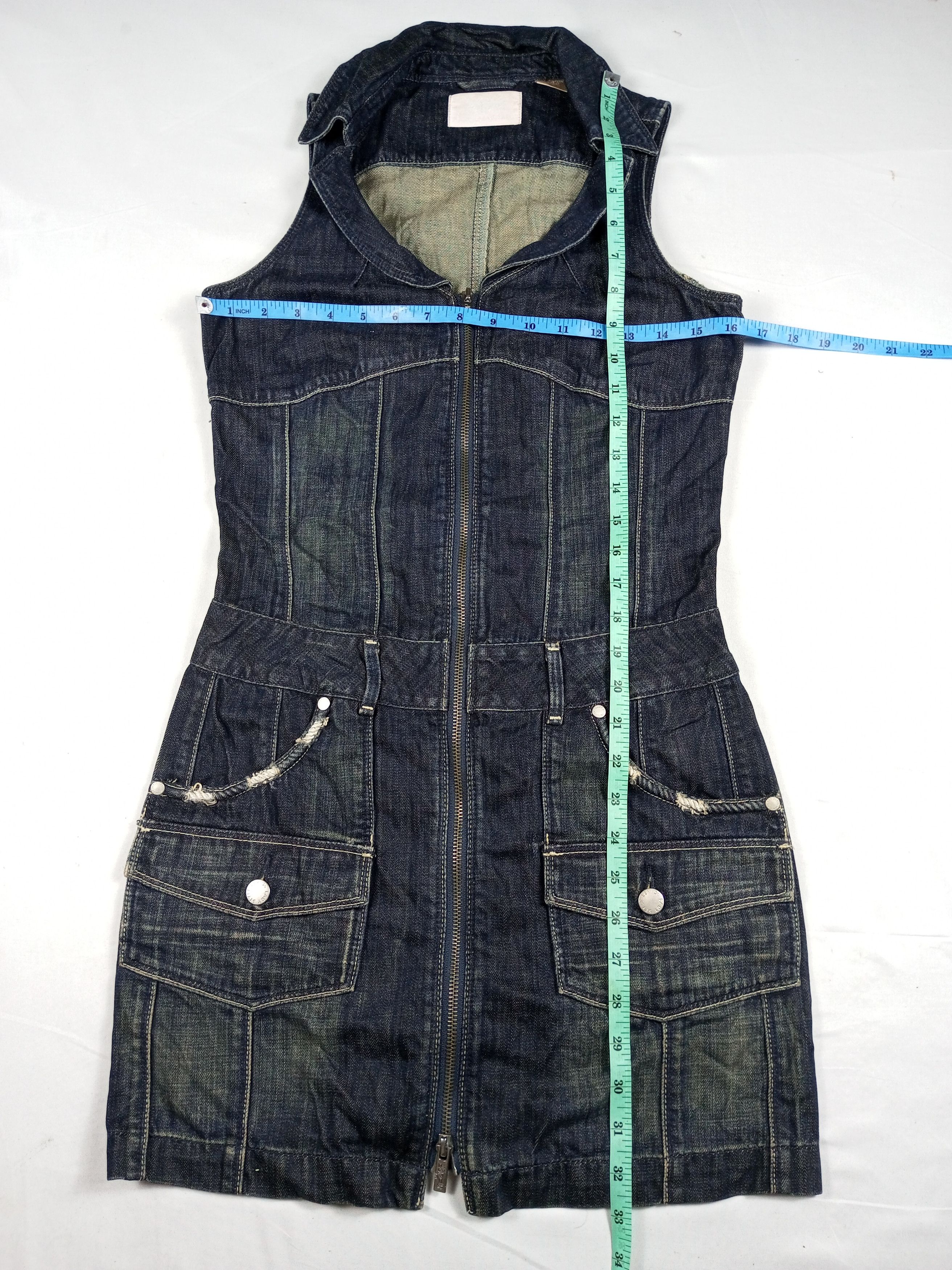 Levi's Vintage Levi’s Lady Sleeve less Denim Size M / US 6-8 / IT 42-44 - 14 Thumbnail
