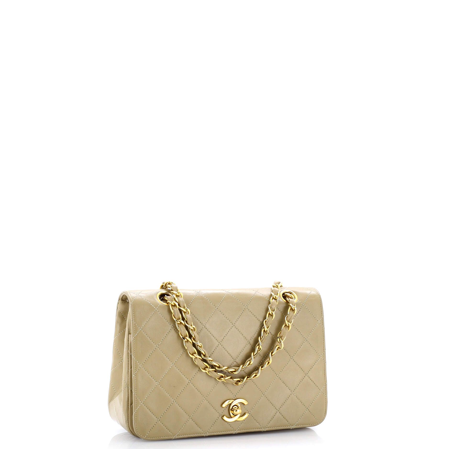 Chanel Vintage 3 Way Full Flap Bag Quilted Lambskin Small Size ONE SIZE - 1 Thumbnail