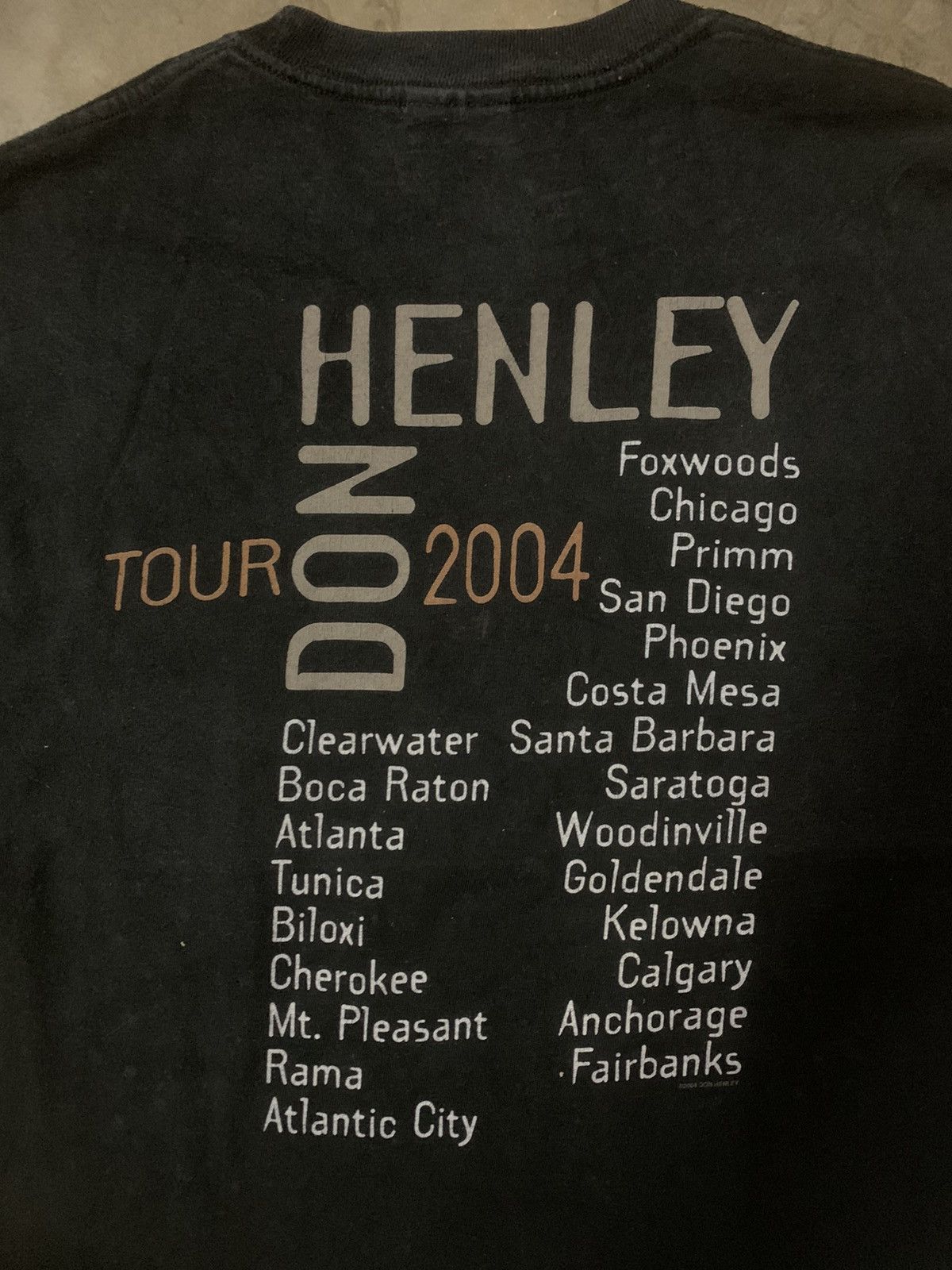 Band Tees Don Henley Tour 2004 Tee Size US S / EU 44-46 / 1 - 7 Thumbnail